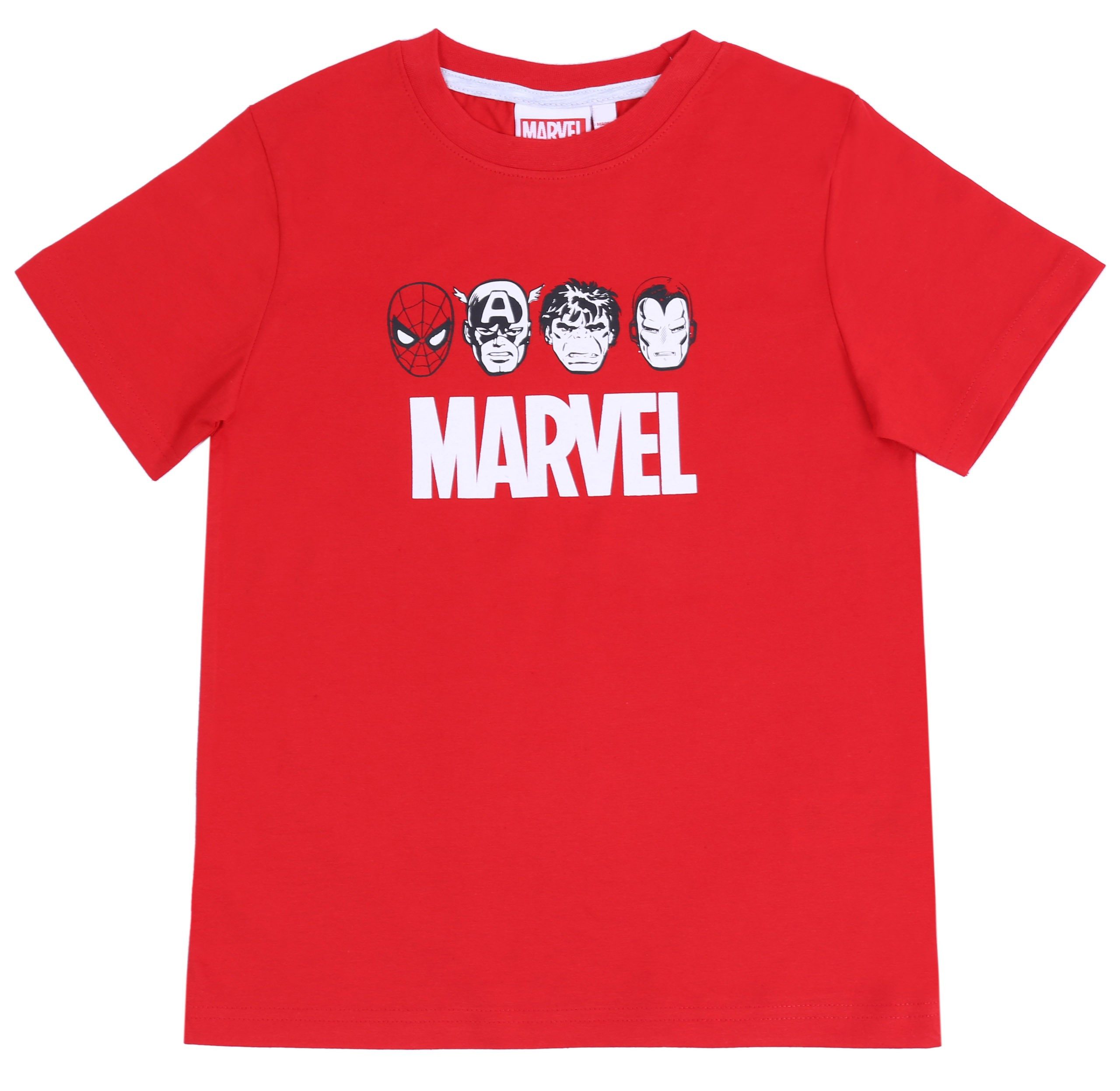 Sarcia.eu Pyjama 2 x grau - roter Pyjama MARVEL 7-8 Jahre
