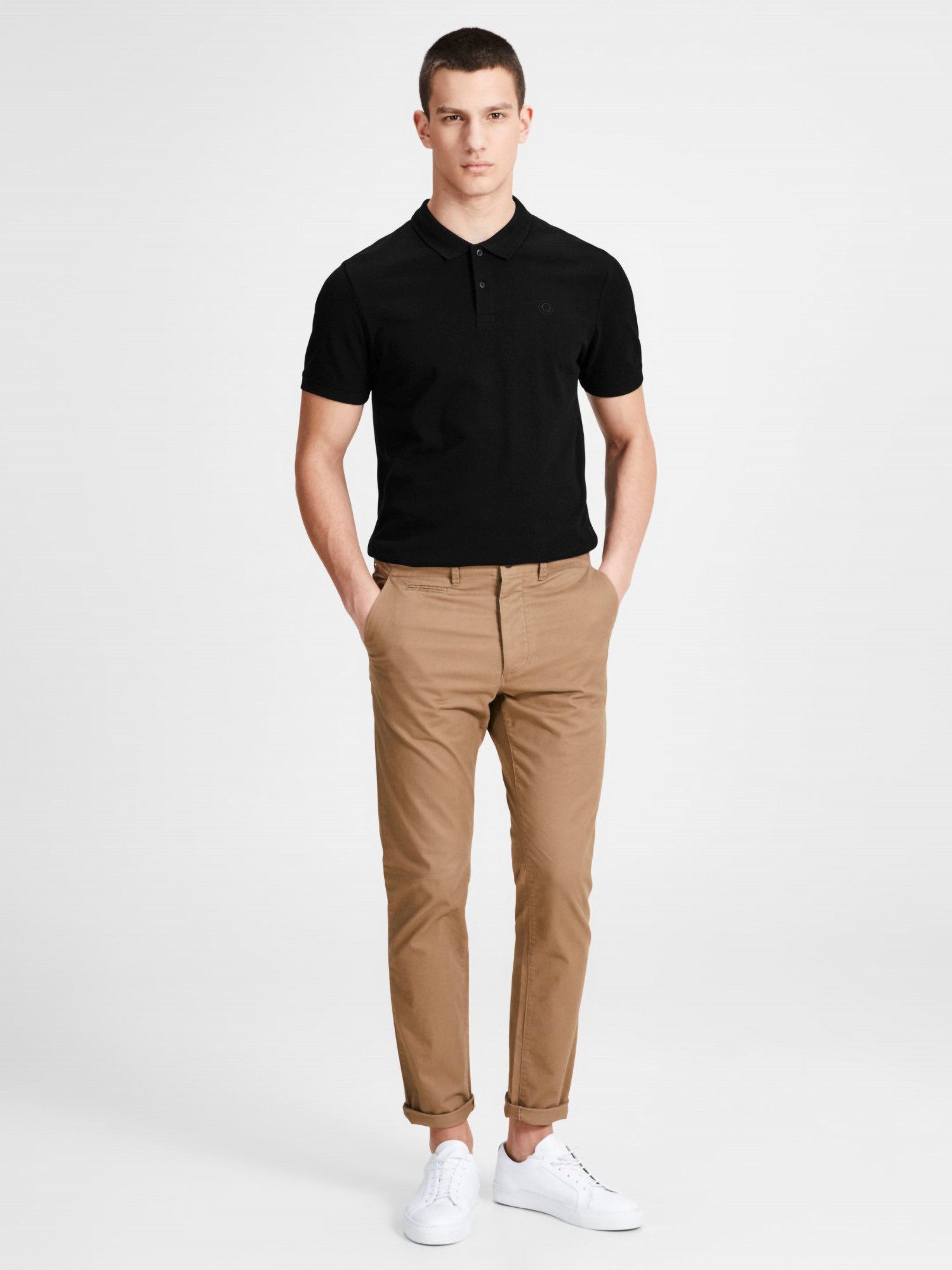 Jack & Jones Poloshirt Basic (3-tlg., 3er Pack) slimfit / figurbetont geschnitten