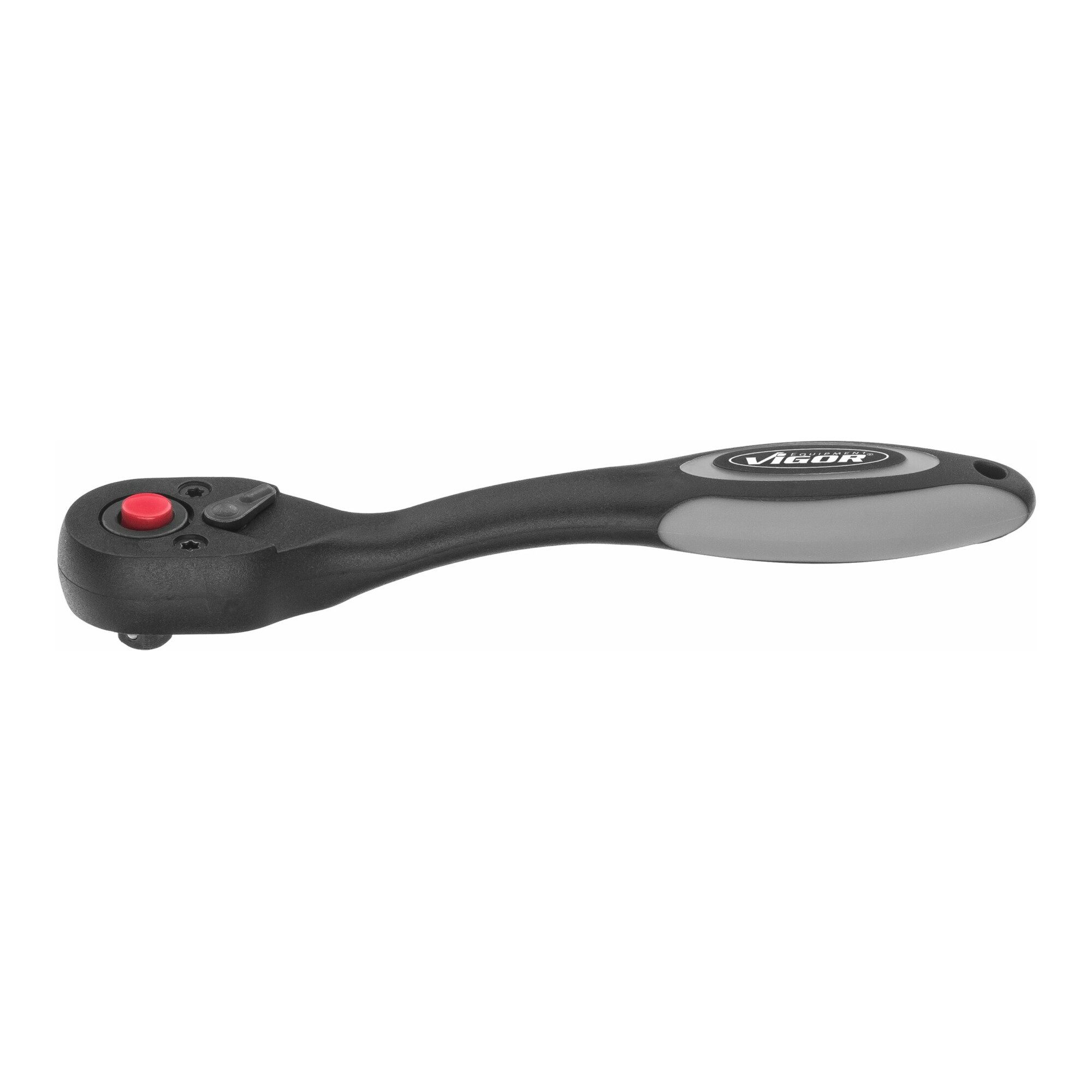 VIGOR Ratsche VIGOR Umschaltknarre V6014 Vierkant massiv 6,3 mm (1/4 Zoll) Gesamtlän