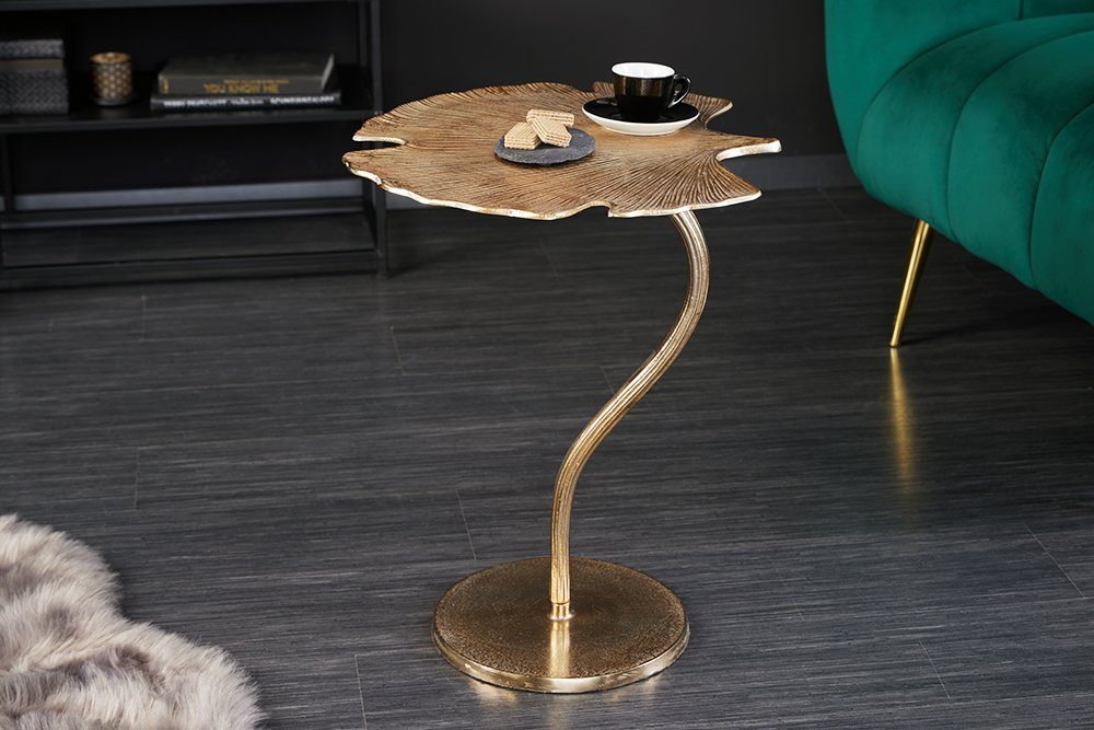 riess-ambiente Beistelltisch GINKGO LEAF 55cm gold (Einzelartikel, 1-St), W günstig online kaufen