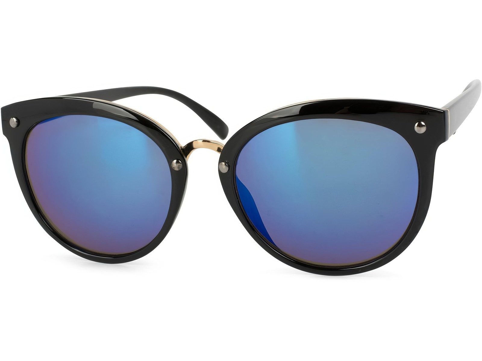 Sonnenbrille Cat Eye Sonnenbrille Material-Mix-Rahmen