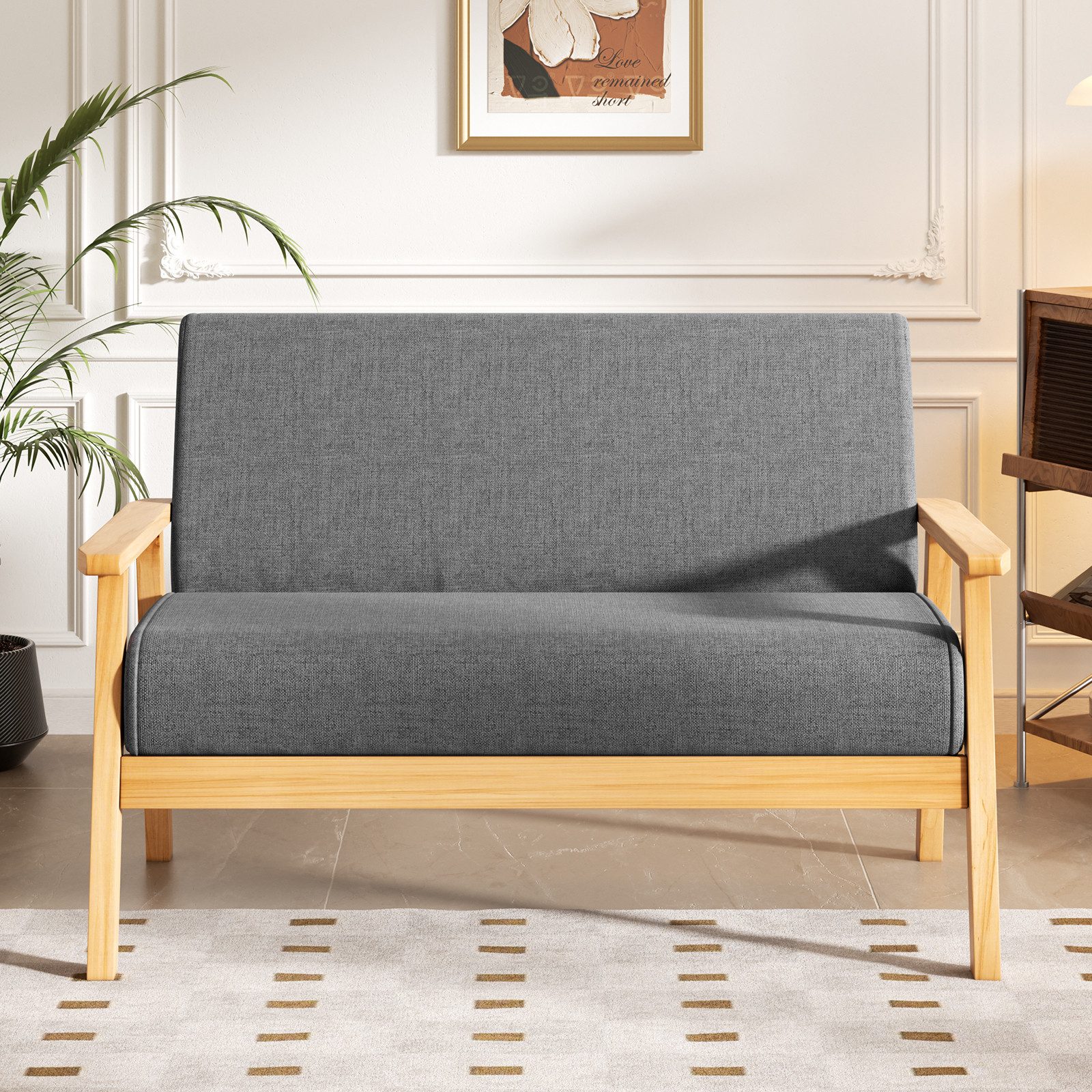 NAIMP Sofa Modern Sessel Holz und günstig online kaufen