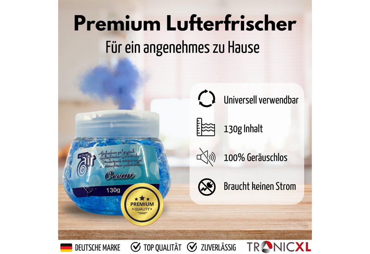 Thumbnail - TronicXL Raumduft 48 Lufterfrischer für zu hause mit Duft Duftperlen Spender WC Bad Auto (48-St)