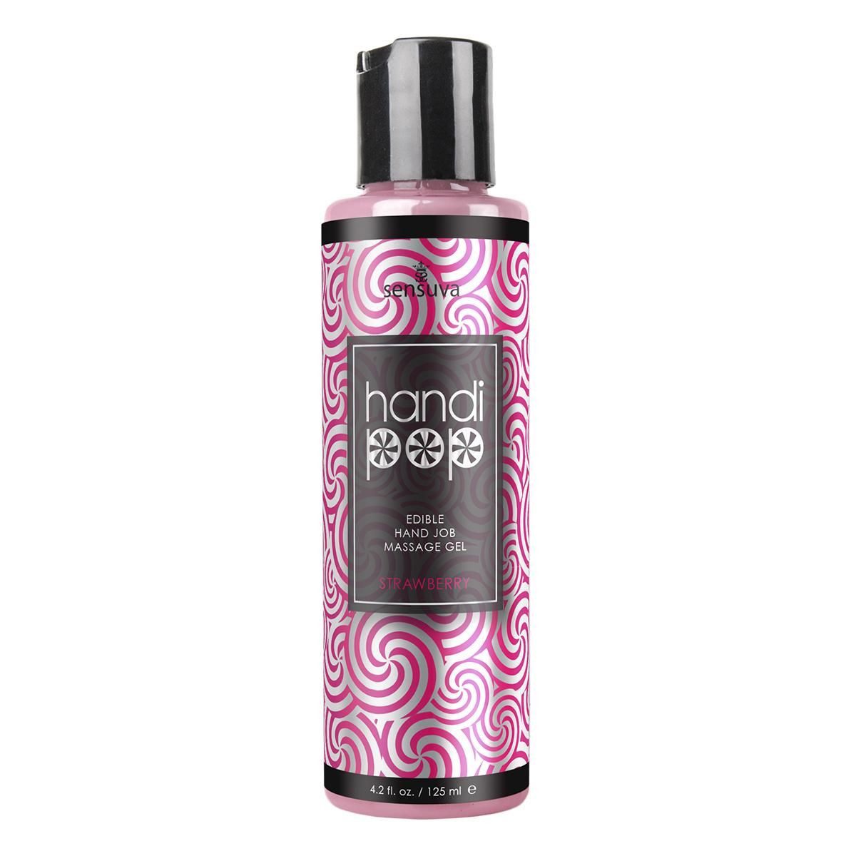 Sensuva Gleit- & Massageöl Handipop Hand Job Massage Gel - Strawberry