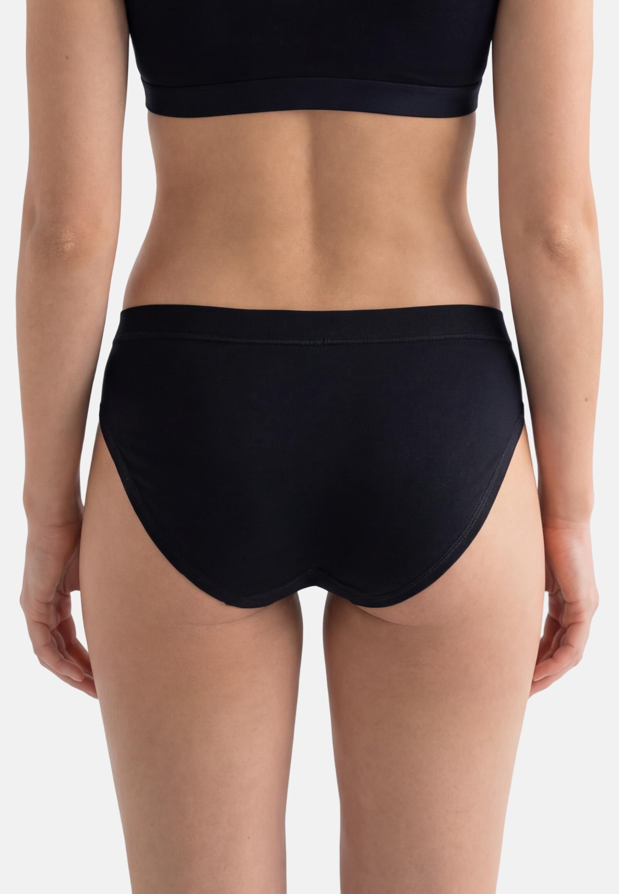 conta Hüftslip 6er Pack Feinripp (Spar-Set, 6-St) Hüftslip - Baumwolle - Blickdicht - Komfortabler Weichbund