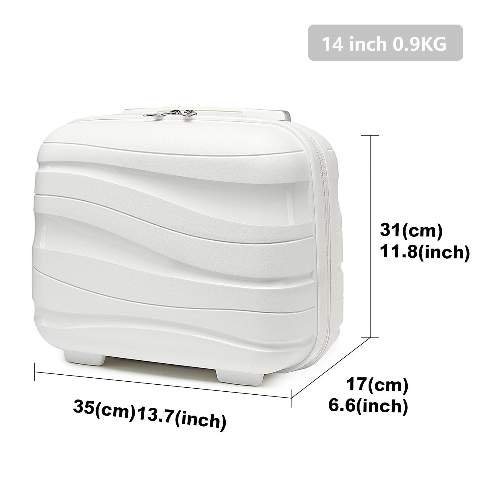 KONO Handgepäck-Trolley Leicht Hartschalenkoffer Reisekoffer mit günstig online kaufen