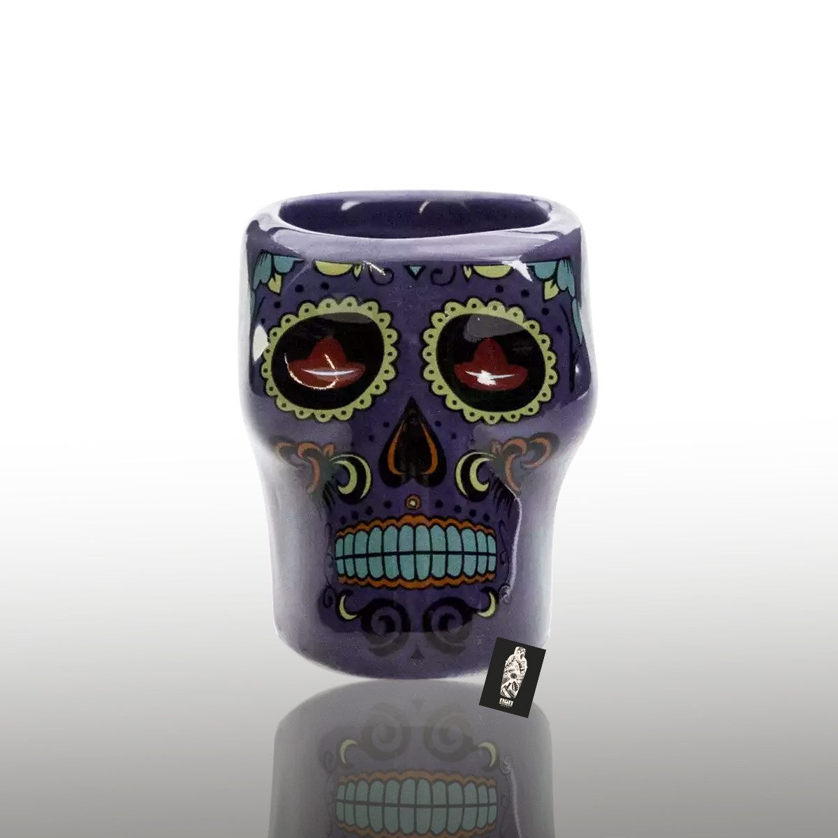 Sierra Tequila Tamper Sierra Tequila Shotglas 2cl Skull Lila Totenkopf Stamper nicht geeich