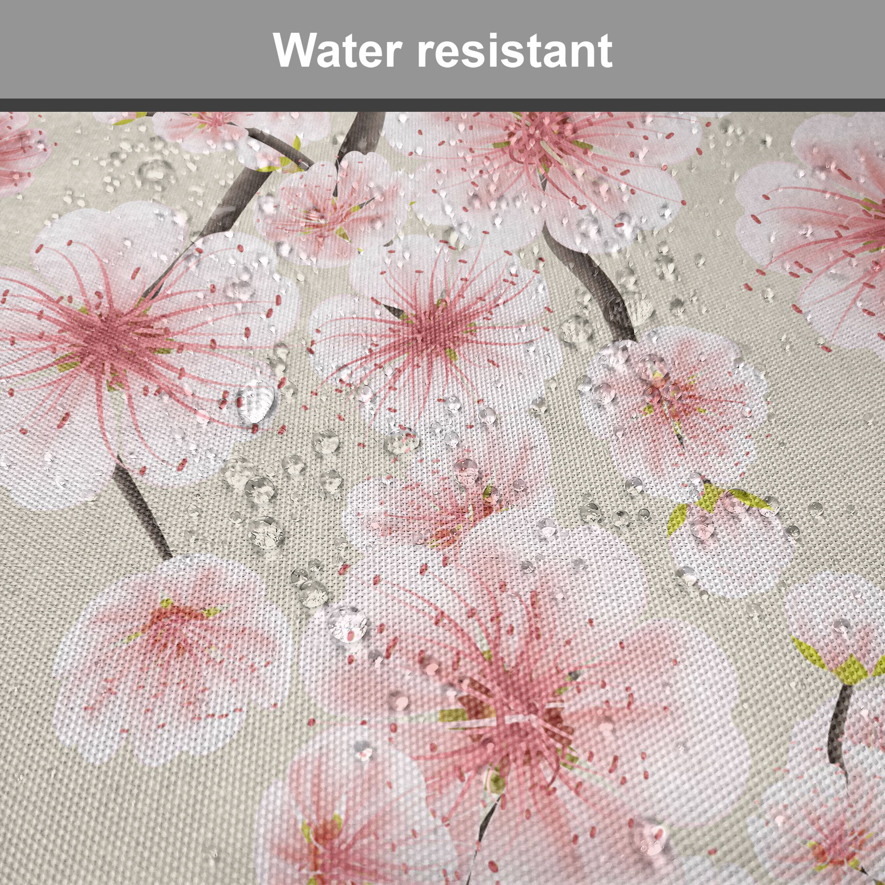 Dekoratives Kissen Riemen mit Flourish zufällige Abakuhaus Küchensitze, für wasserfestes Stuhlkissen Kirschblüte