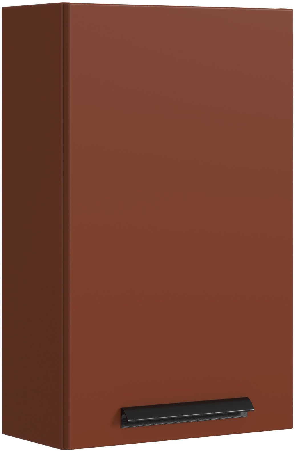 welltime Hängeschrank SALVADA, Hängeschrank 40 cm, gedämpfte Scharniere Rot, Front und Korpus aus hochwertigen MDF, Anti-Finger-Print
