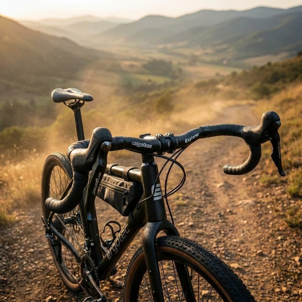Ergotec Fahrradlenker Ergotec Explorer 420 mm Lenker 31 - 8 mm - Ergonomischer Gravel & Bike