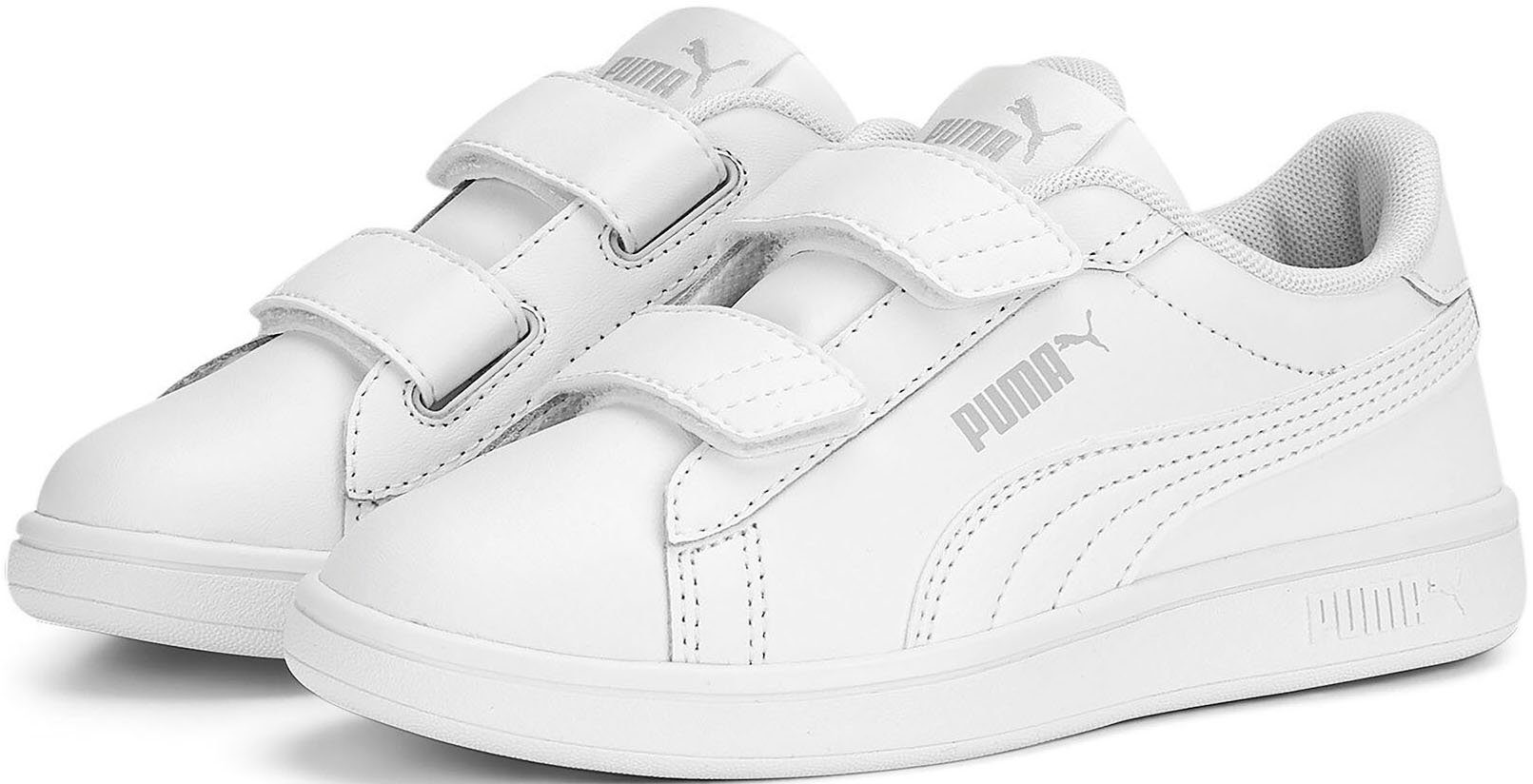 PUMA SMASH 3.0 L V PS Sneaker mit Klettverschluss PUMA White-Cool Light Gray