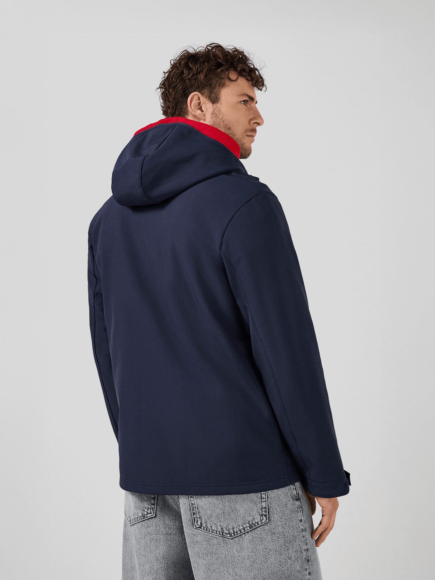 FC Bayern München Softshelljacke FC Bayern München, Softshelljacke Essentials, Herren, Navy