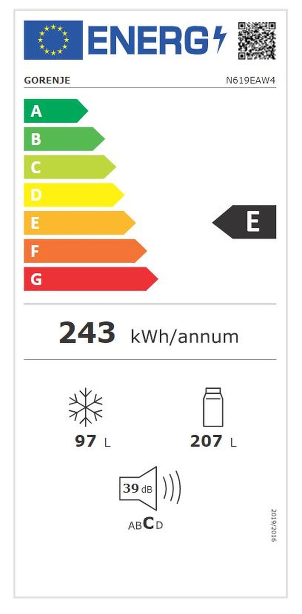 Energieeffizienzklasse: 