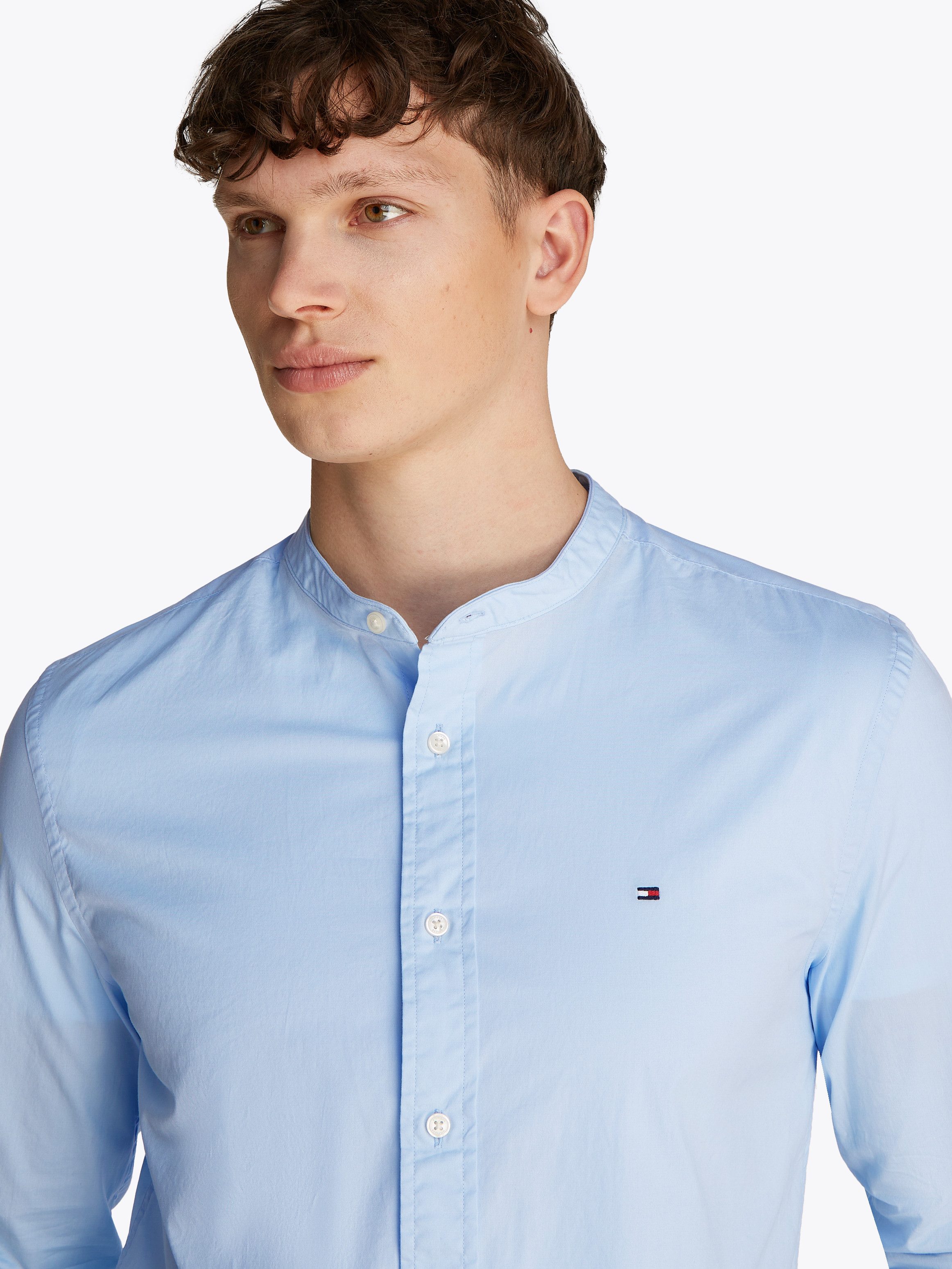 Tommy Hilfiger Langarmhemd FLEX POPLIN SOLID günstig online kaufen