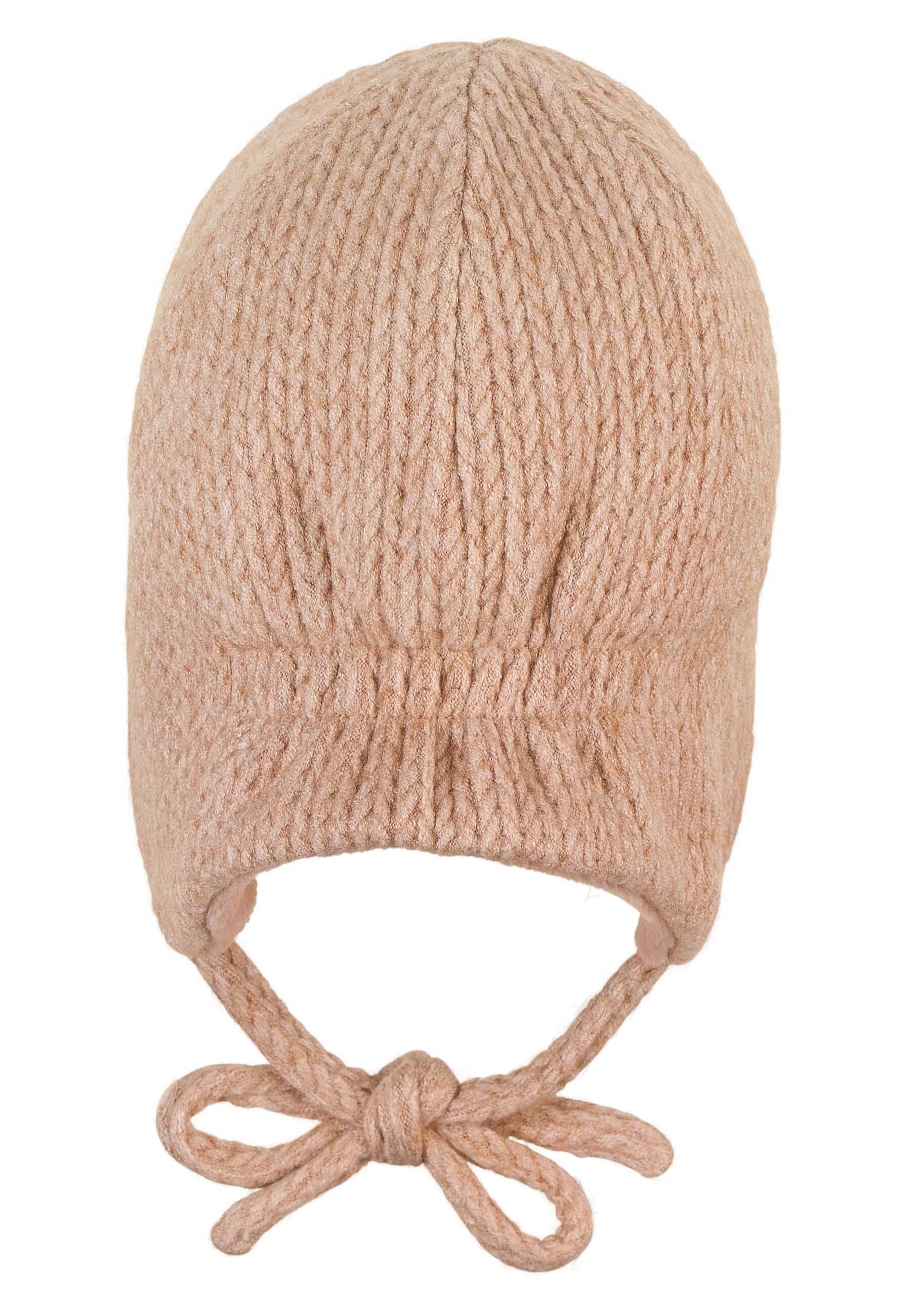 Sterntaler® Strickmütze Fliegermütze Strickoptik (1-St) – Bild 3 von 5