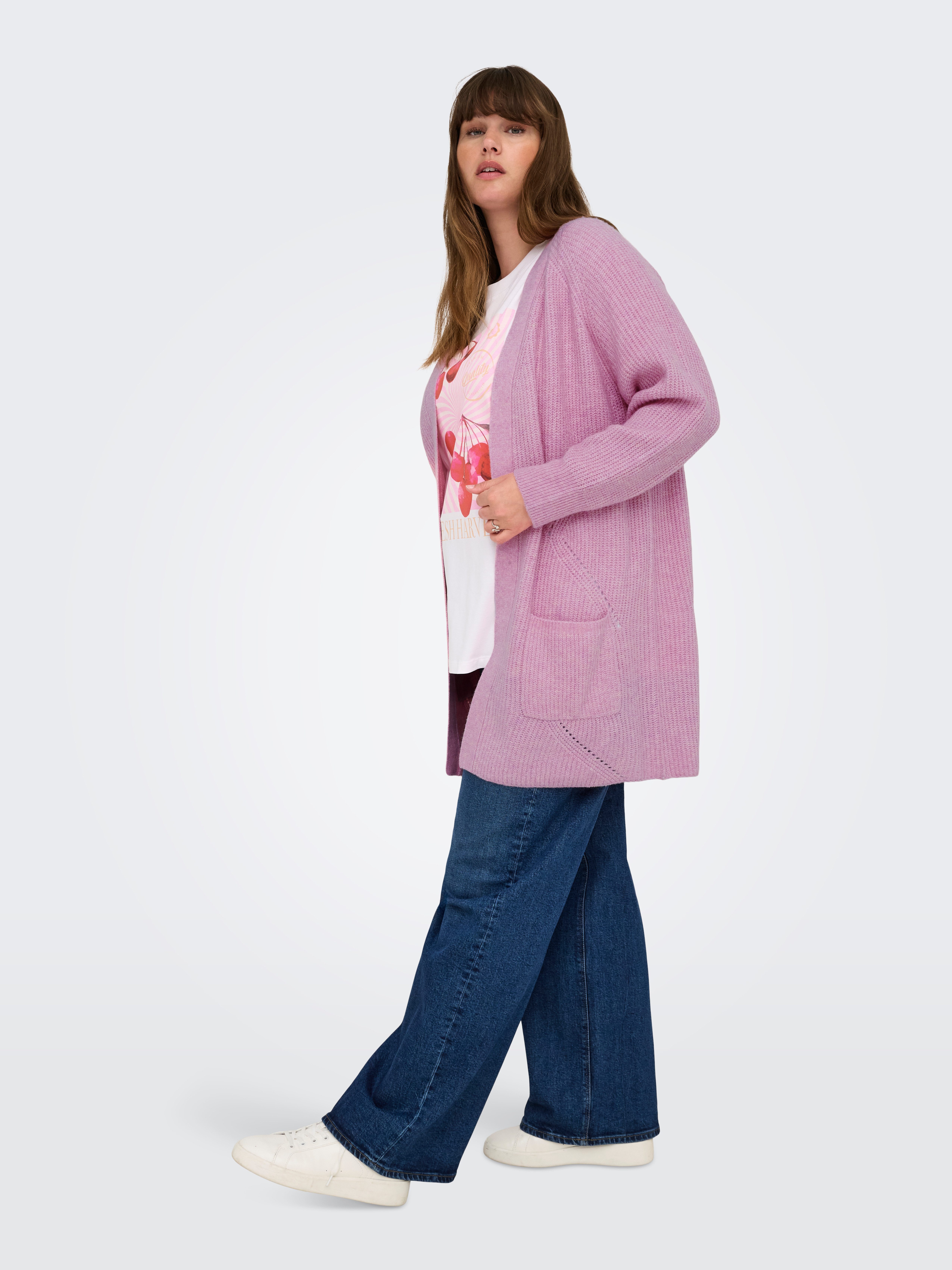 ONLY CARMAKOMA Strickjacke CARWHITNEY LS CARDIGAN KNIT