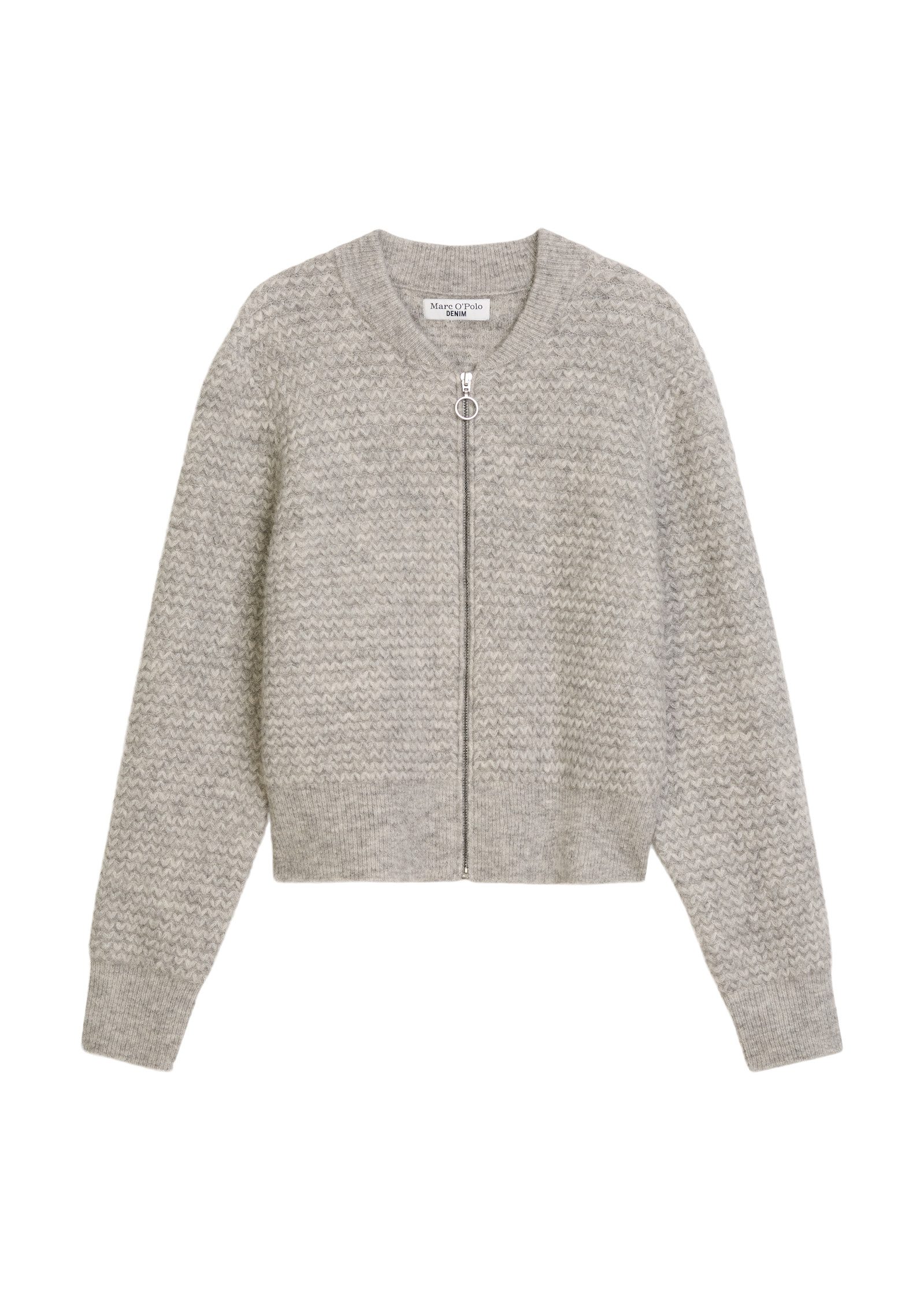 Marc O'Polo DENIM Cardigan aus Schurwolle-Alpakawolle-Mix