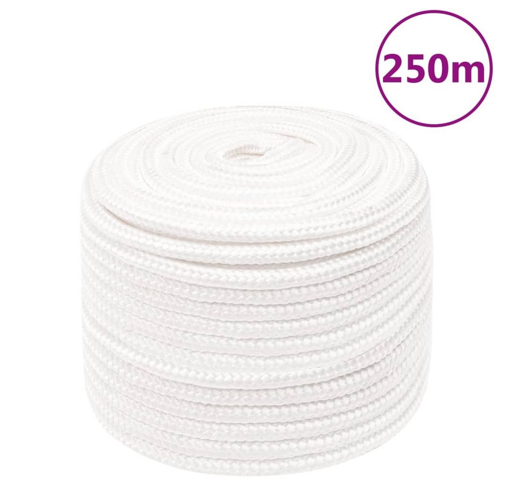 Thumbnail - vidaXL Seil, Bootsseil Weiß 12 mm 250 m Polypropylen