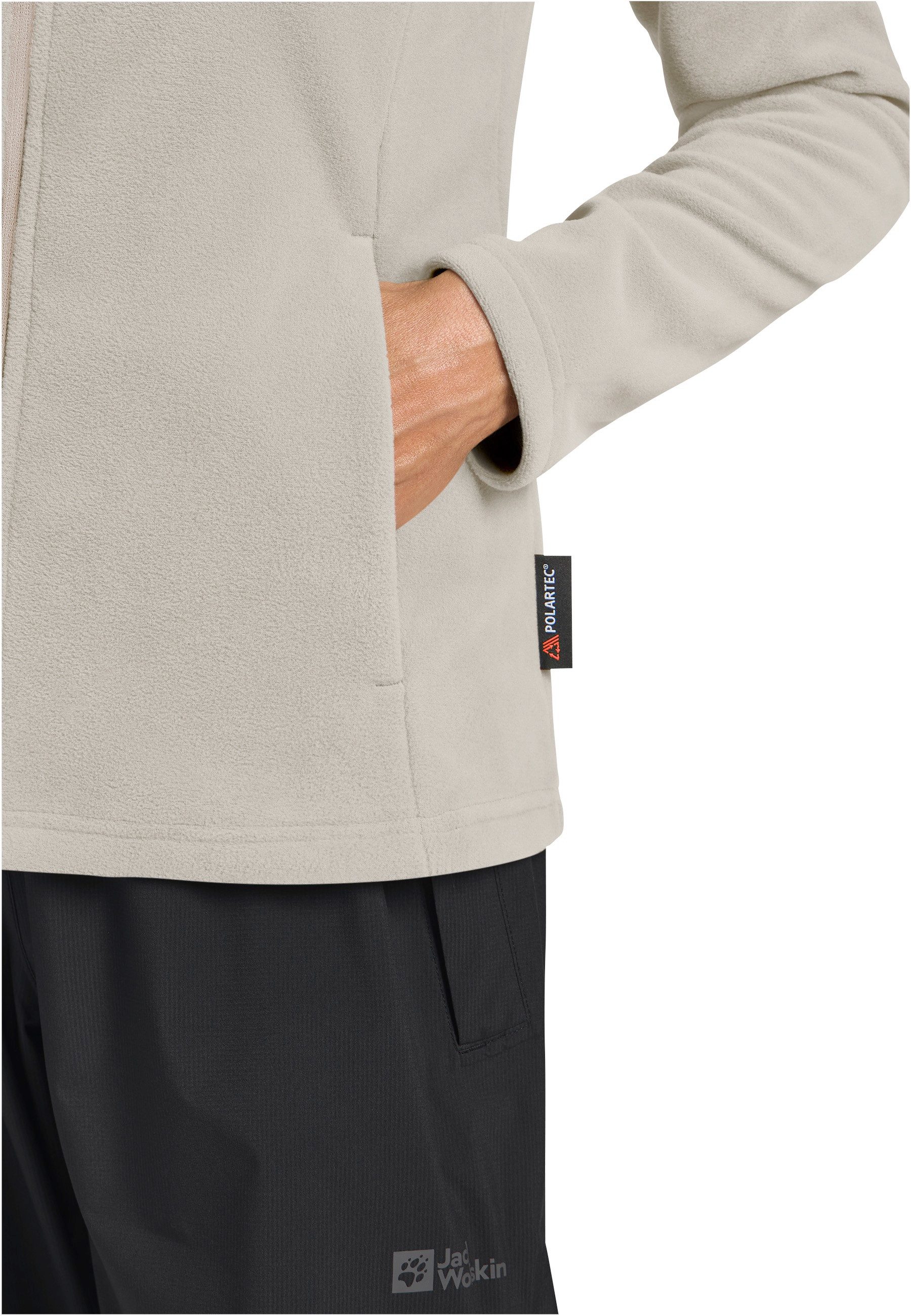 Jack Wolfskin Fleecejacke TAUNUS leichter, dehnbarer, atmungsaktiver Midlayer, Übergangsjacke