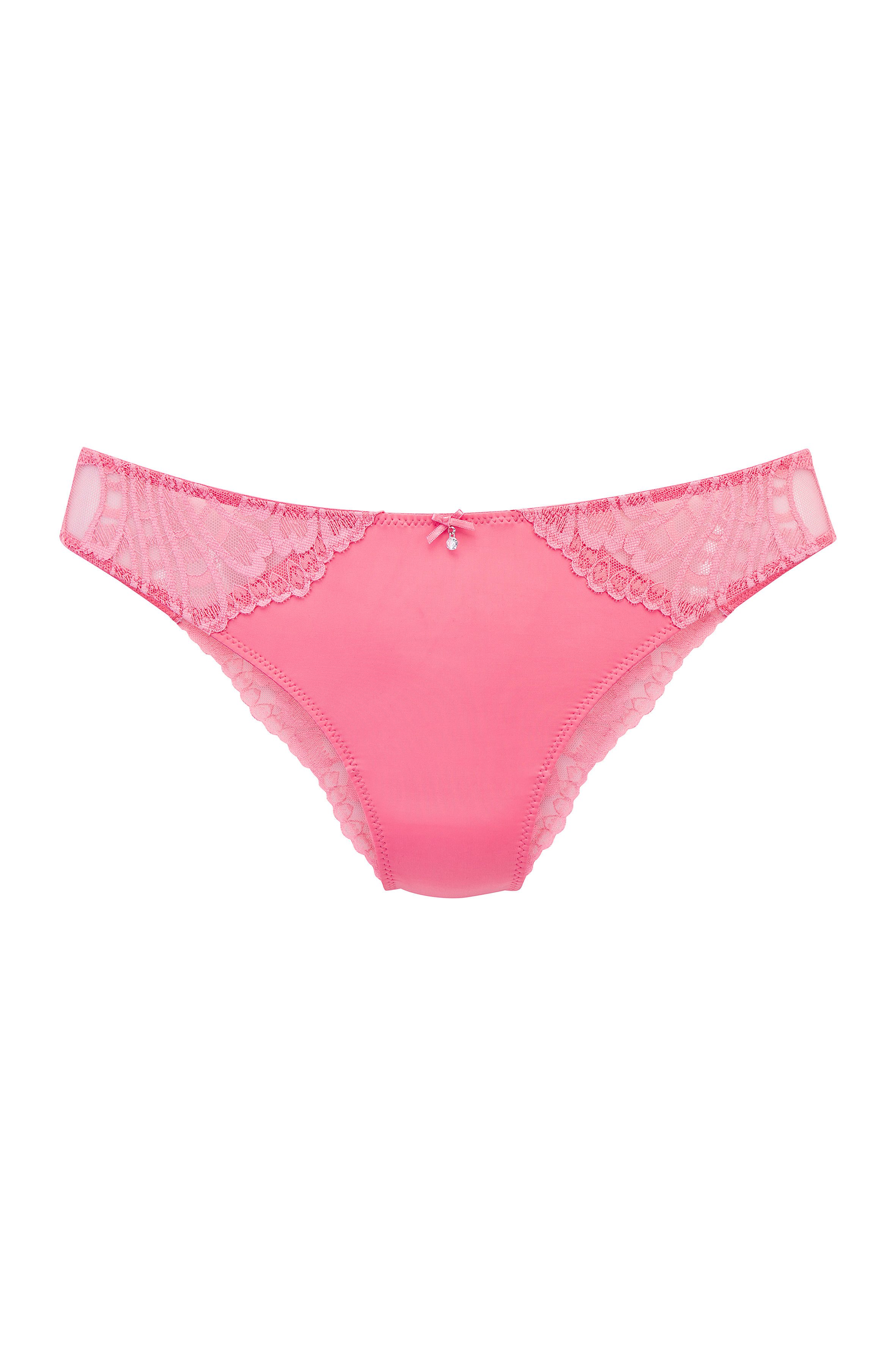 LASCANA Tanga Flora hinten aus leicht transparenter Spitze