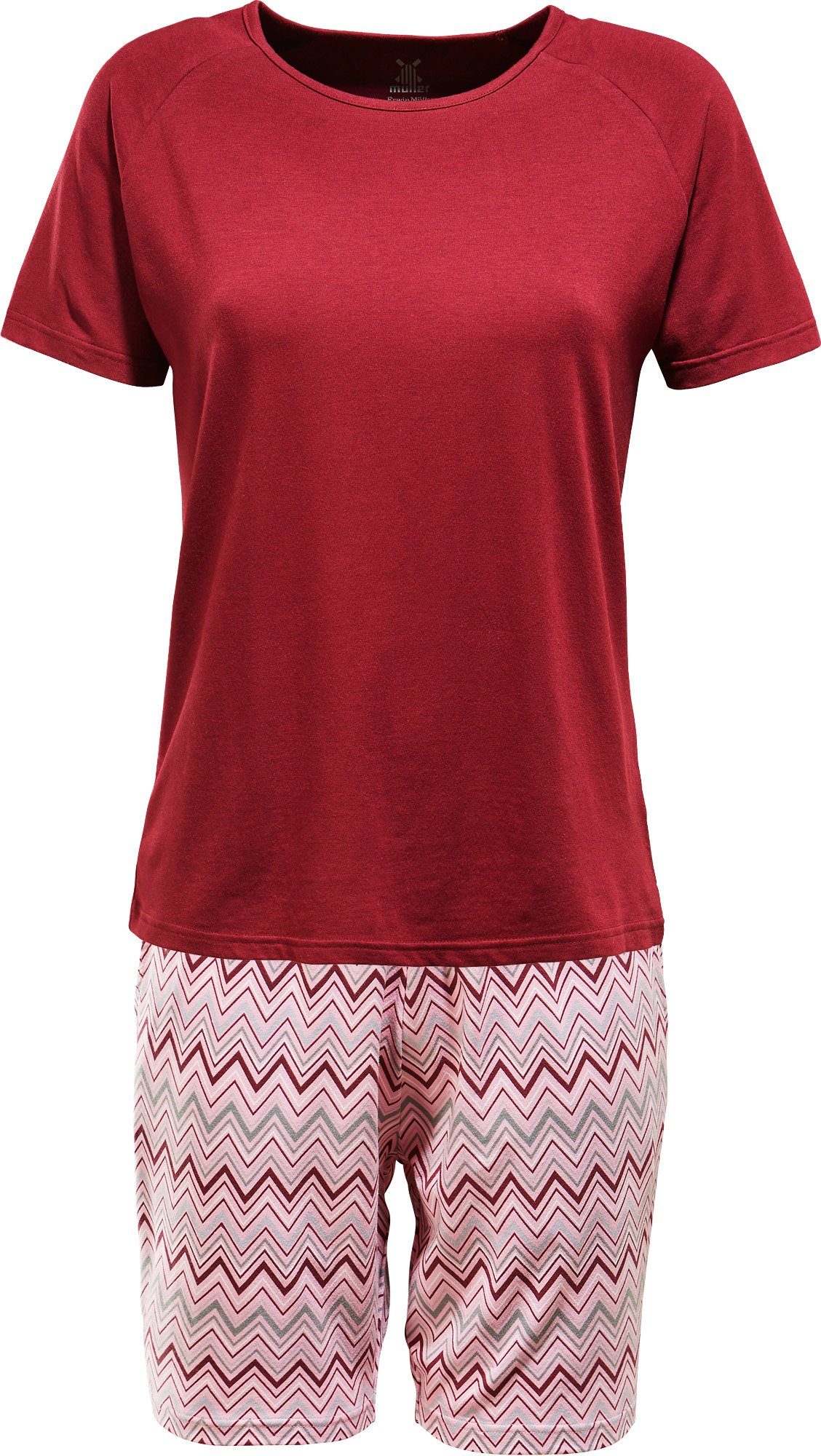 Erwin Müller Pyjama Damen-Shorty Single-Jersey gemustert