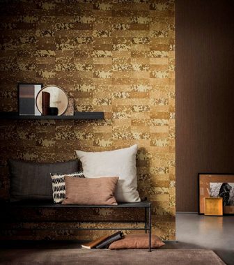 living walls Vliestapete Saffiano, animal print, Struktur Tapete Natur