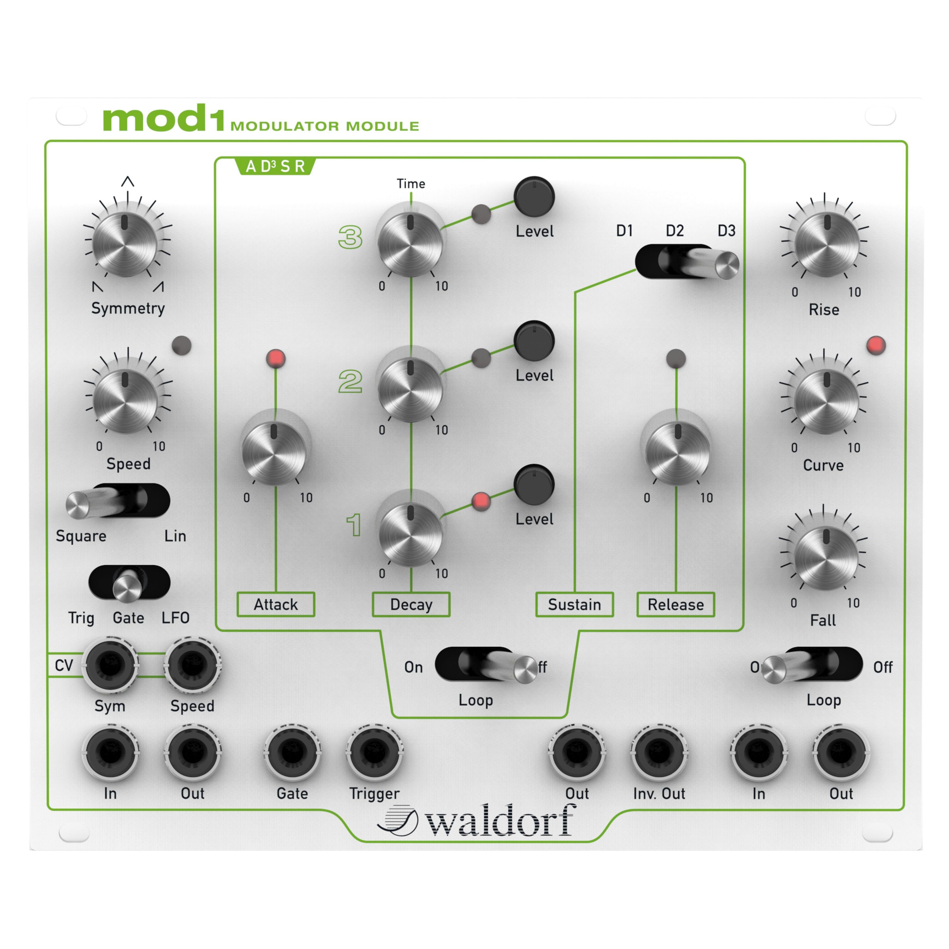 Waldorf Synthesizer, MOD1 Modul Envelope Modular Synthesizer