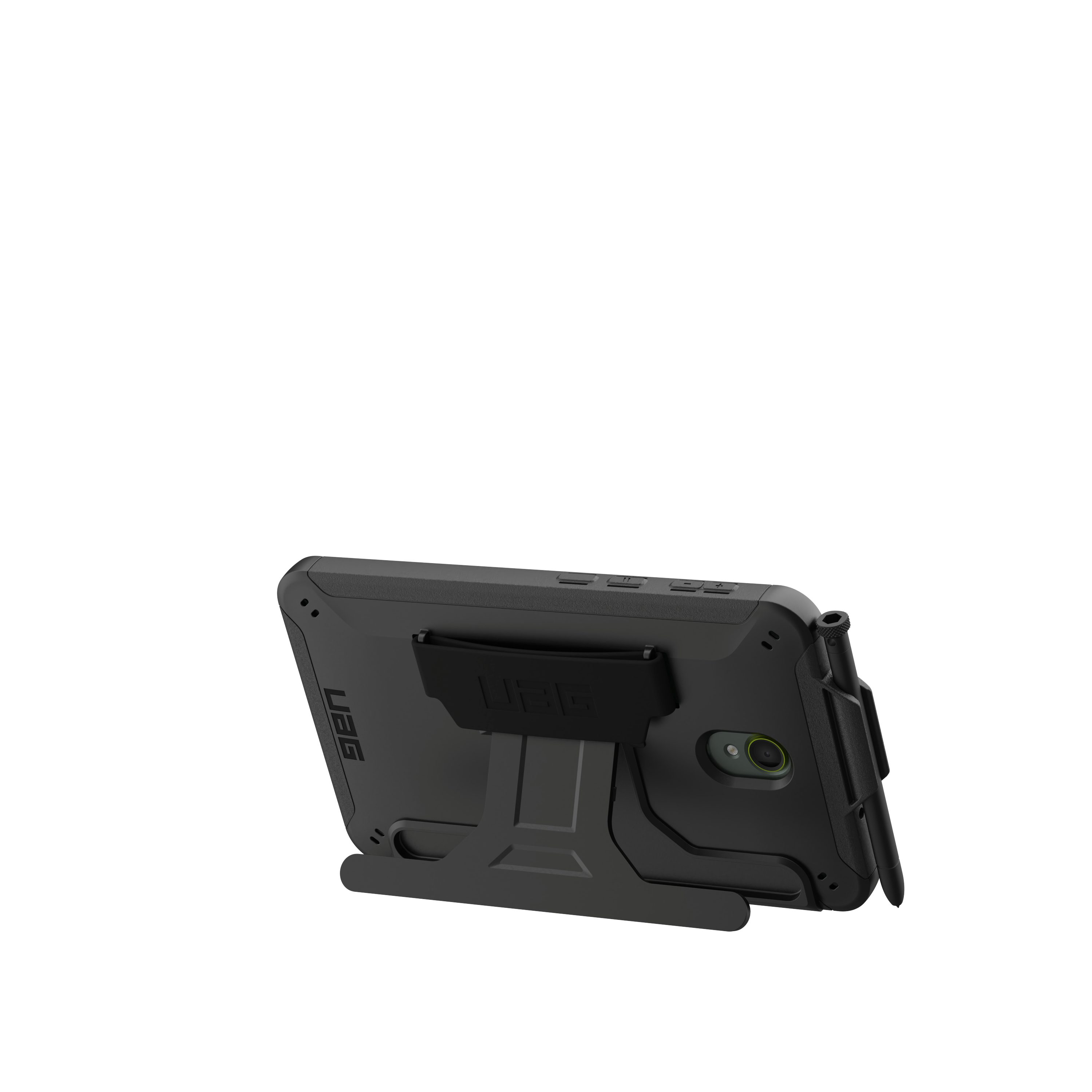 Urban Armor Gear Tablet-Hülle Handstrap & Kickstand Case - Samsung Galaxy Tab Active 5 Hülle, (Offiziell "Desigend for Samsung" zertifiziert)