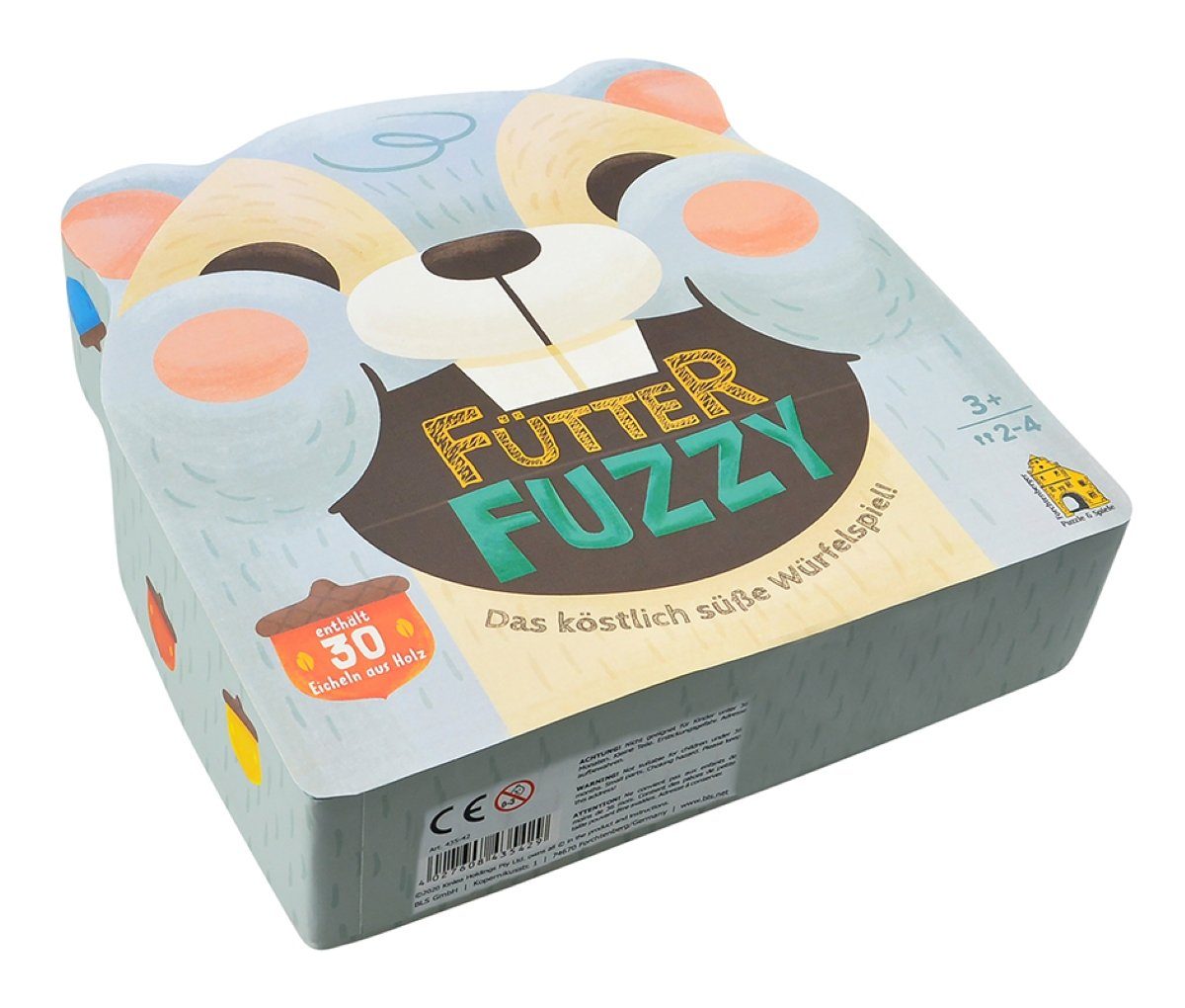 Forchtenberger Puzzle & Spiele Spiel Fütter Fuzzy, Würfelspiel