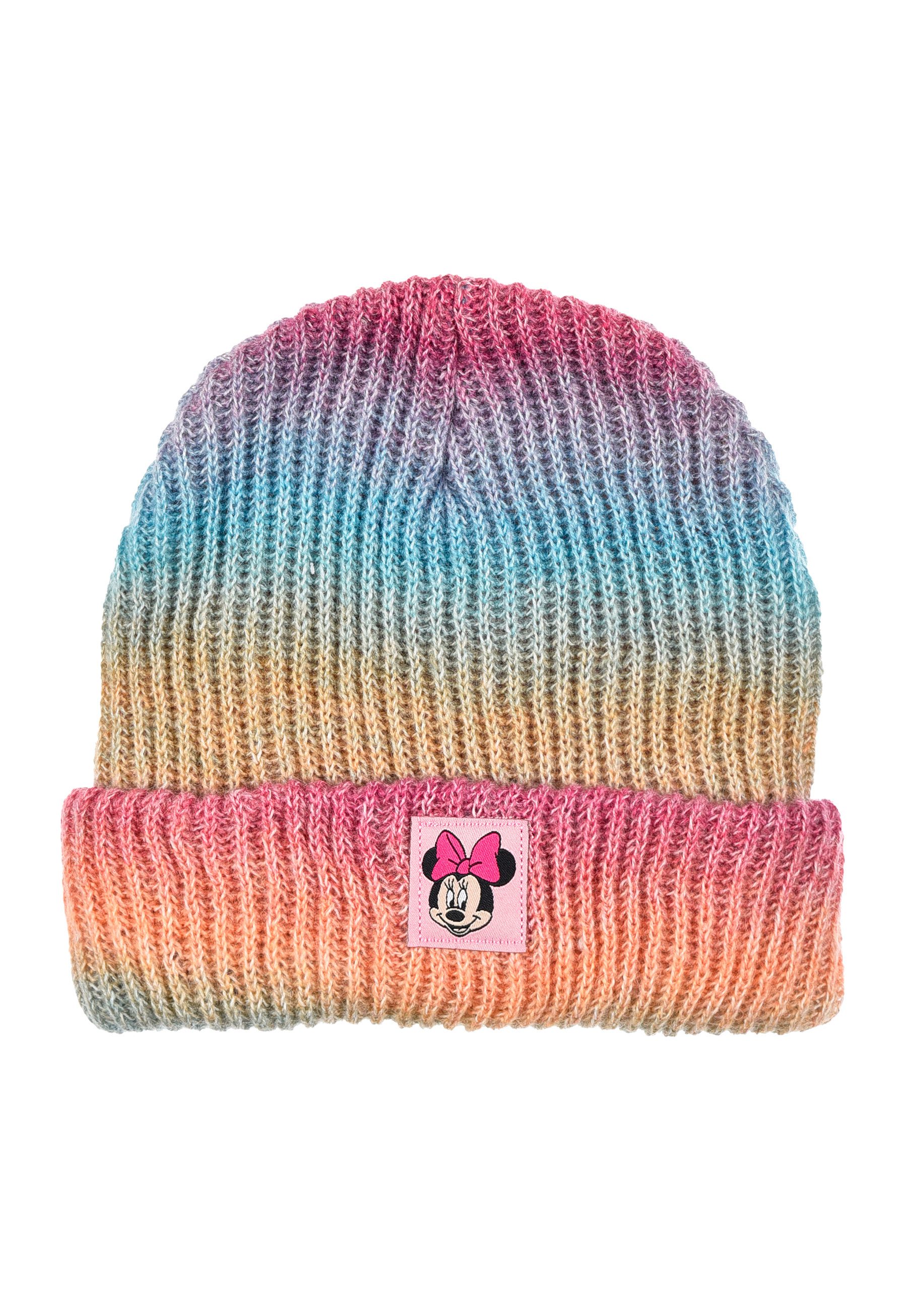 Beanie Beanie Mütze Mädchen Disney Strickmütze Farbverlauf