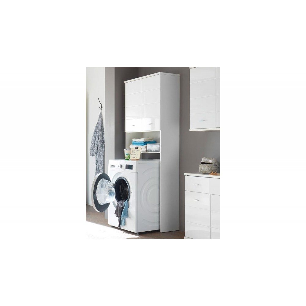Waschmaschinen Bega ca. 31 76 Weiß x POOL Überbau cm 190 Schrank Hochschrank Badschrank x Consult