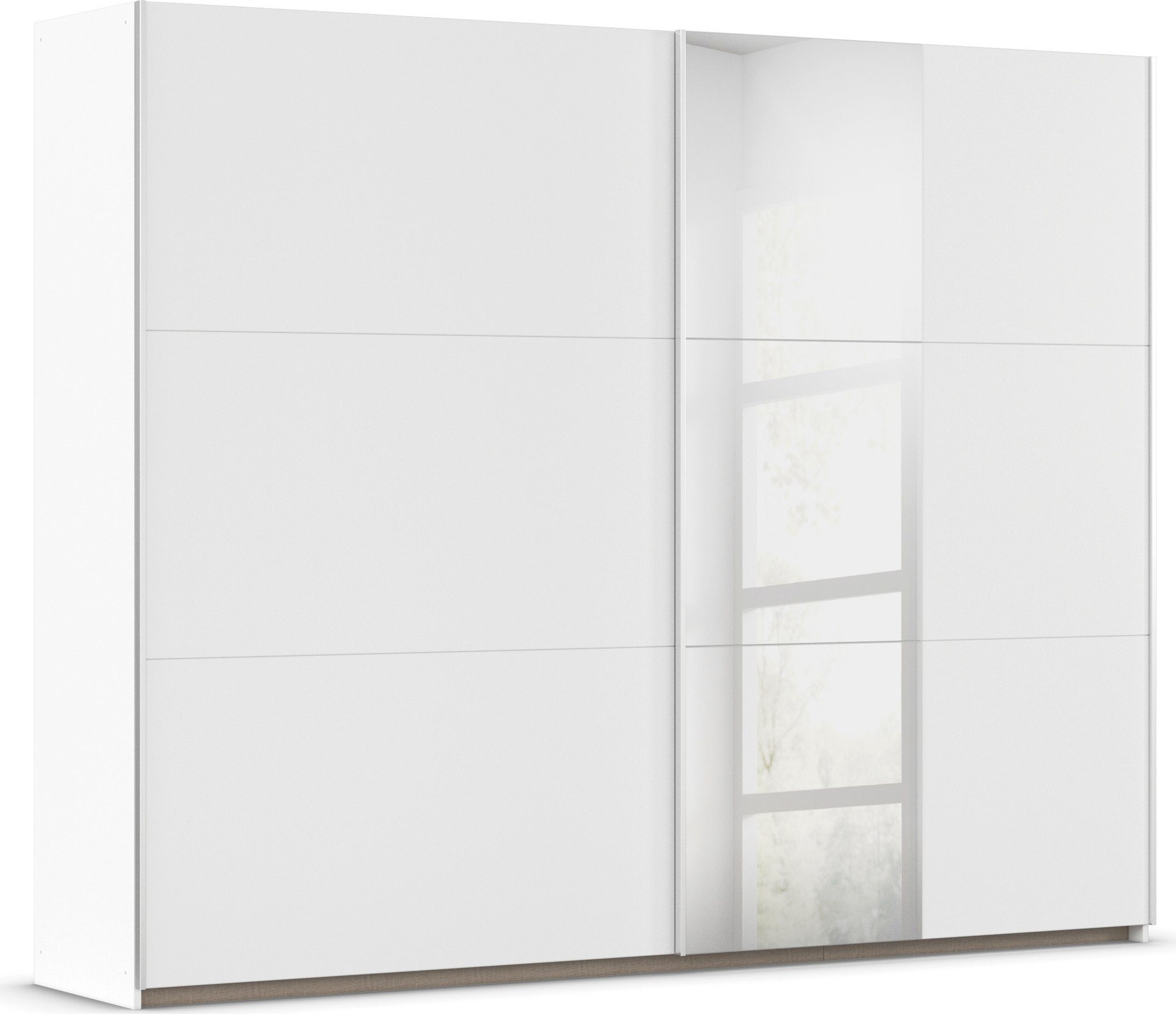 rauch Schwebetürenschrank Kleiderschrank Schrank Garderobe AURELIO (3 Ausstattungen BASIC/CLASSIC/PREMIUM (inkl. SOFT-CLOSE-FUNKTION) zeitloses Design, viele Farben, Breiten 175/218/261 cm MADE IN GERMANY