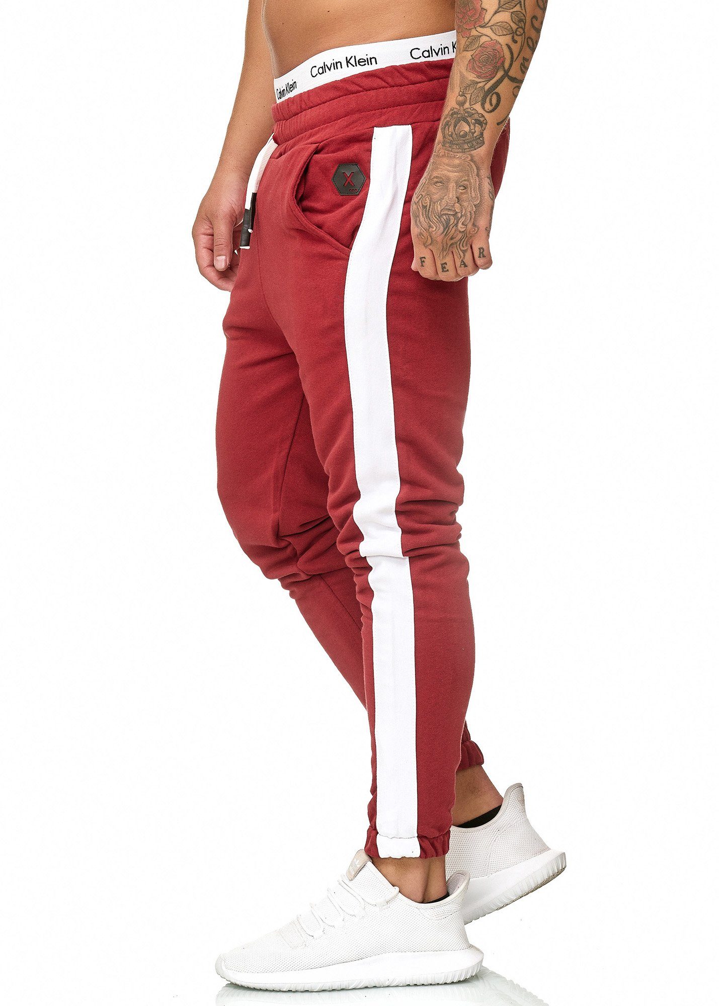 Freizeit (Sporthose Bordo Fitness OneRedox Casual 1-tlg) 1211C Jogginghose Sweatpants, Trainingshose