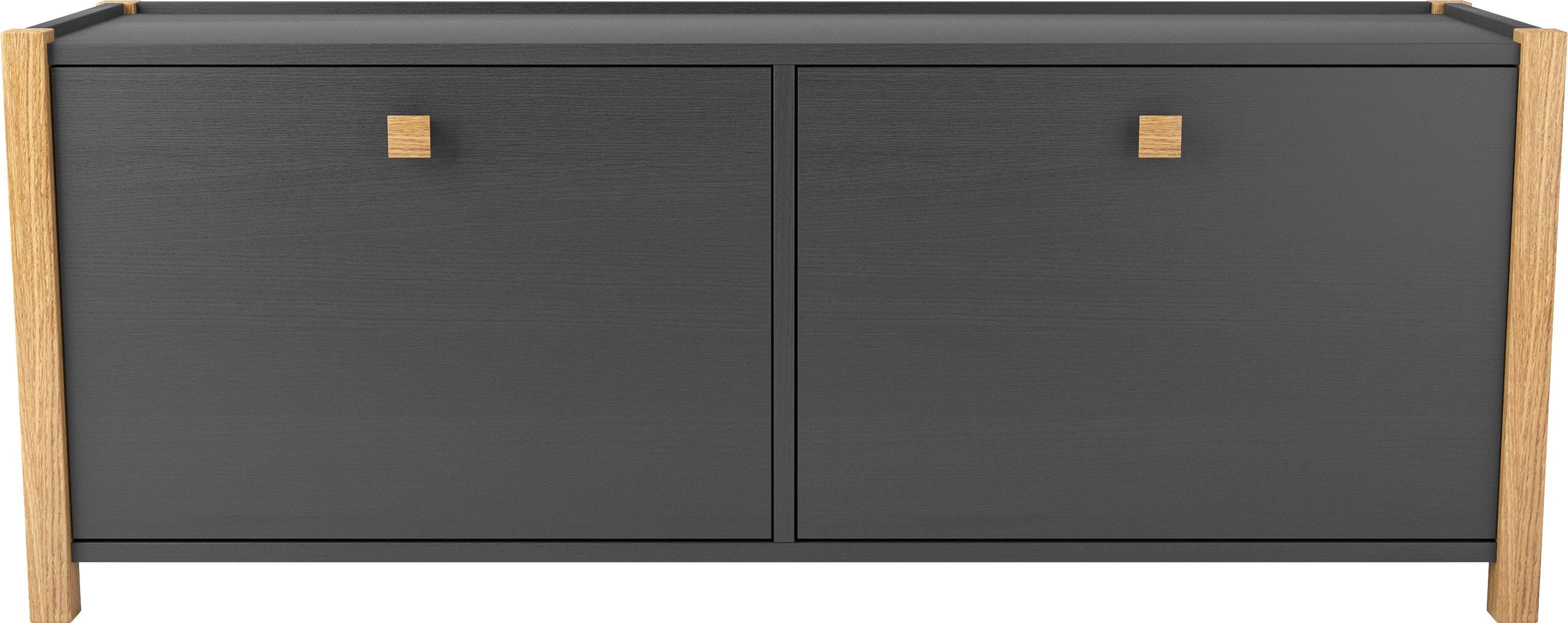 Woodman Schuhbank, im skandinavian Design, Holzfurnier aus Eiche, FSC®-zertifiziert