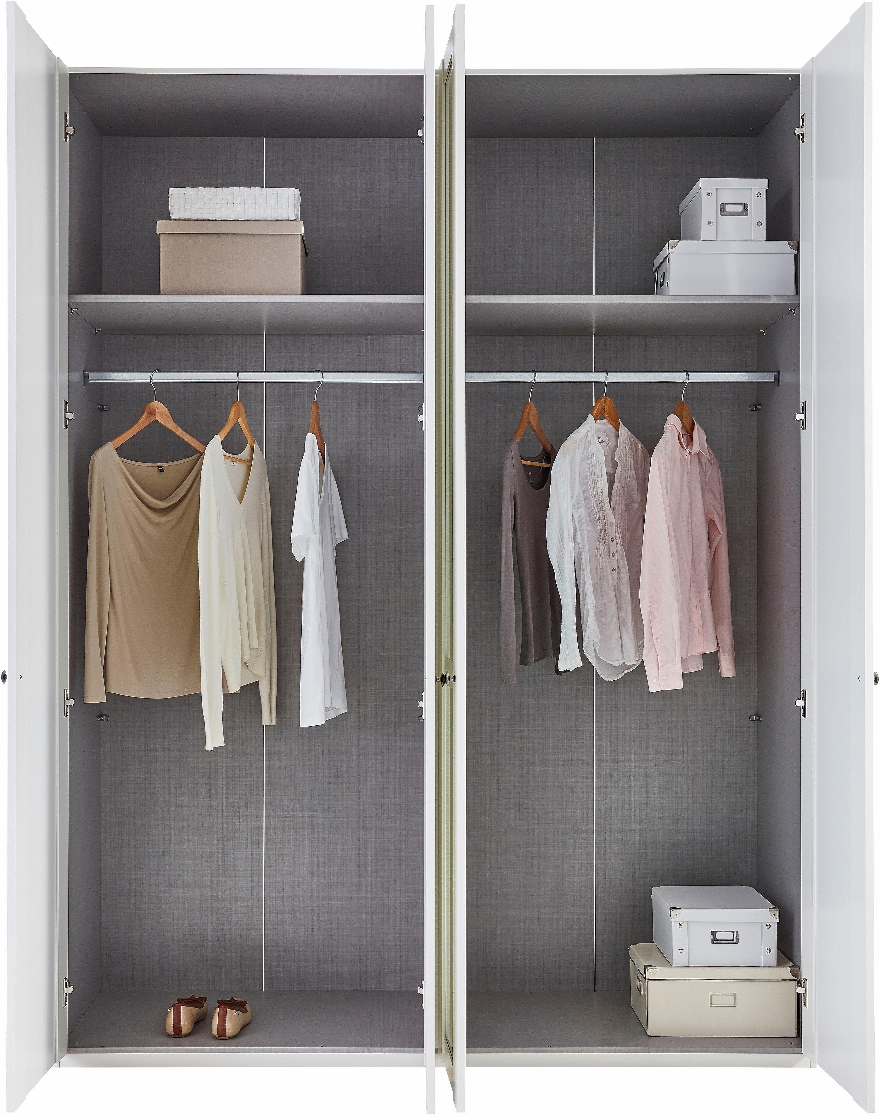 Wimex Kleiderschrank New York mit Spiegeltüren in 5 Breiten und 2 Höhen