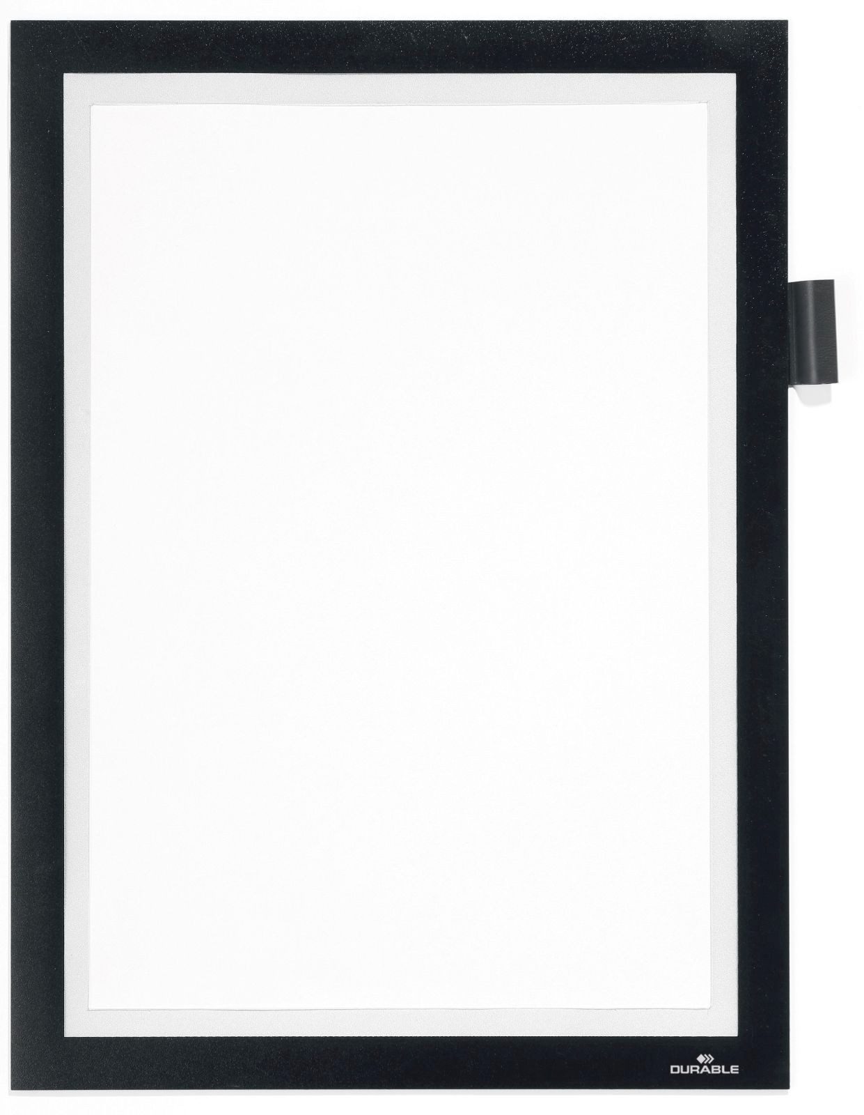 Fächermappe Informationsrahmen Duraframe Magnetic Note A4 schwarz (10 Stück)