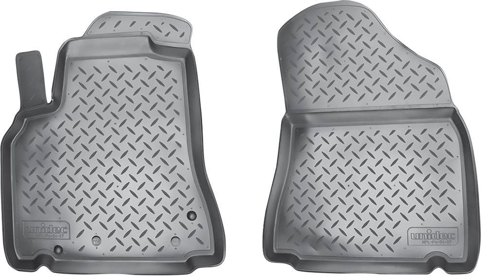 RECAMBO Passform-Fußmatten CustomComforts (2 St), für Peugeot Partner,  Tepee 2008 - 2018 vorne, perfekte Passform
