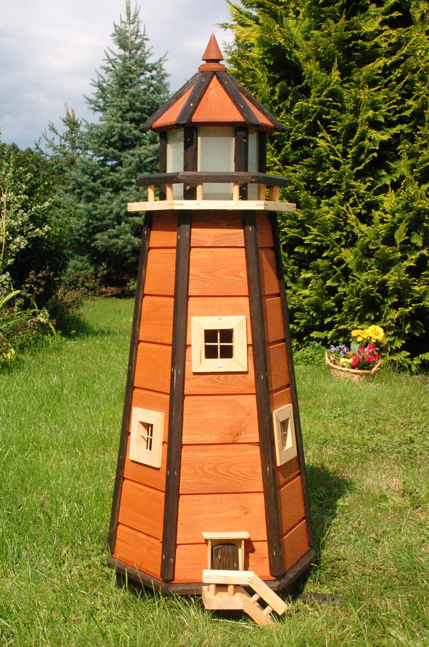 DSH DEKO SHOP HANNUSCH Gartenfigur Leuchtturm günstig online kaufen