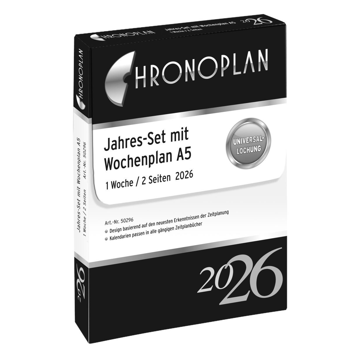 CHRONOPLAN Планировщик Jahres-Set Wochenplan A5 1 Woche/2 Seiten 2026