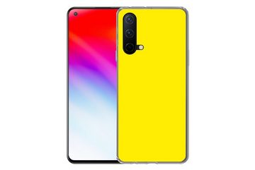 MuchoWow Handyhülle Gelb - Zitrone - Neon - Farben, Phone Case, Handyhülle OnePlus Nord CE 5G, Silikon, Schutzhülle