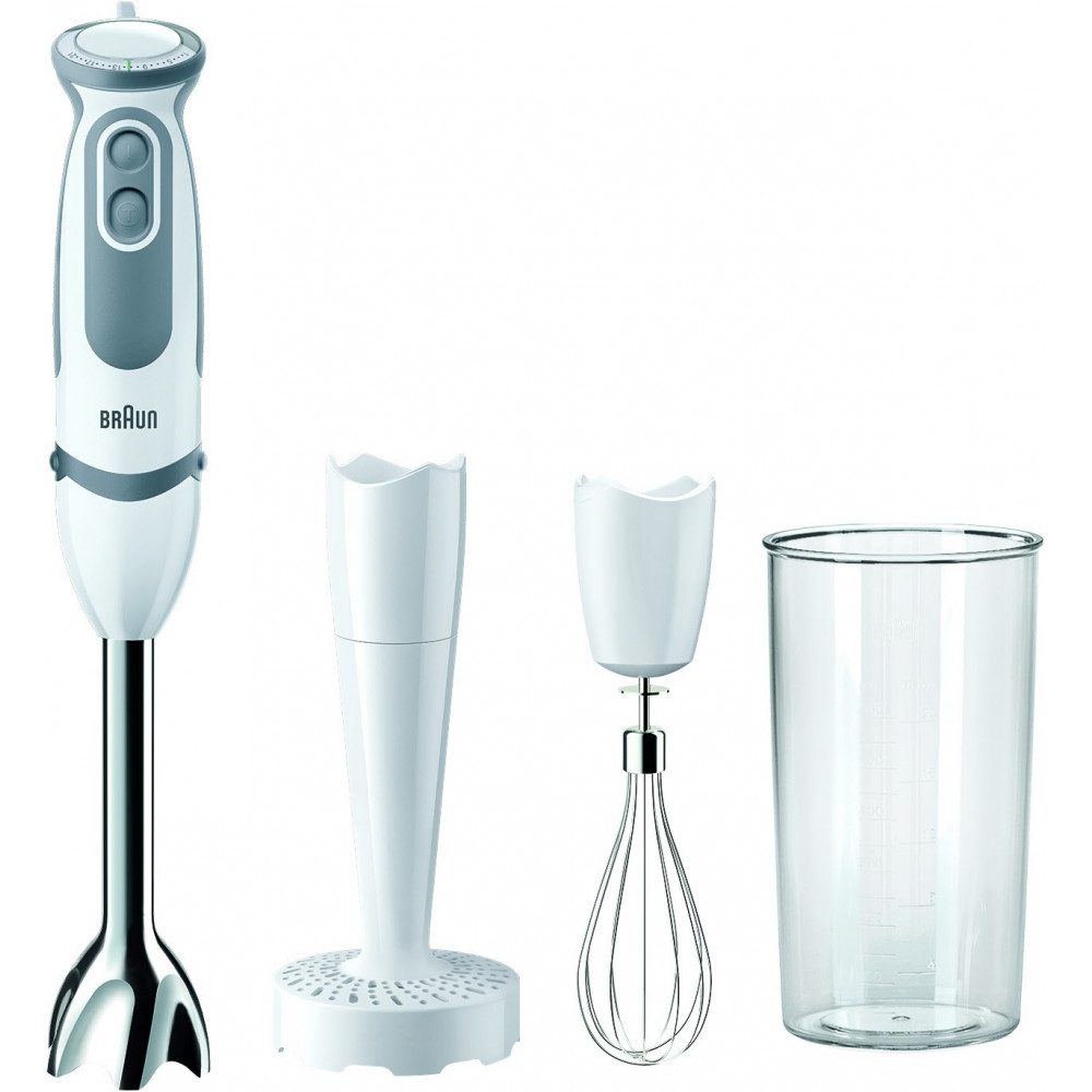 Braun Küchenmaschine Braun MQ 5207 WH Stabmixer mit 21 Stufen., 1000 W ...