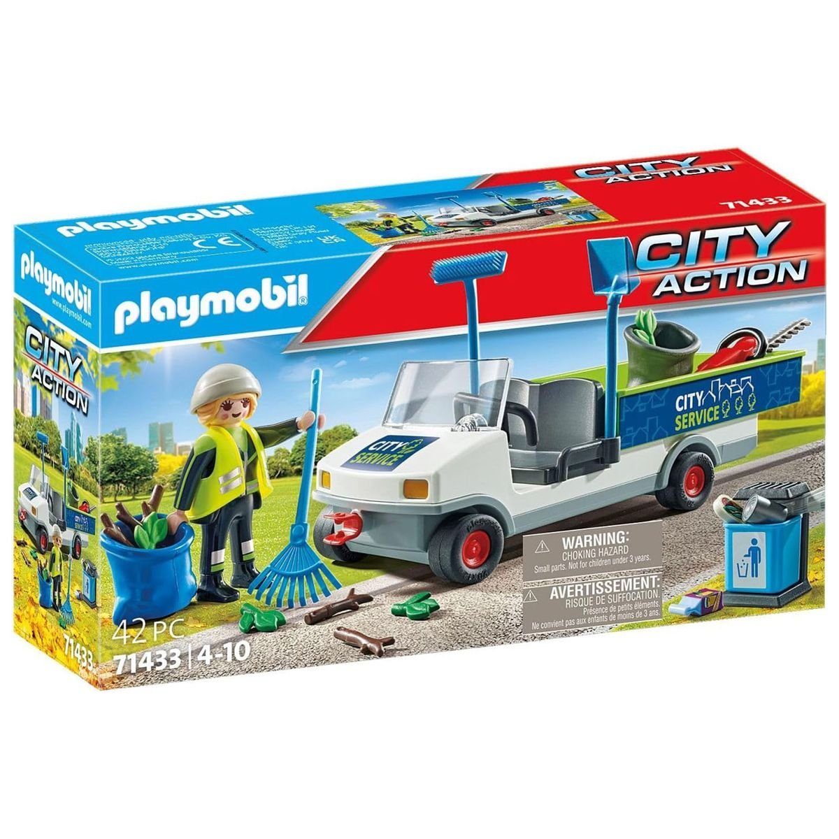 Playmobil® Spielwelt PLAYMOBIL® 71433 - City Action - Stadtreinigung mit E-Fahrzeug