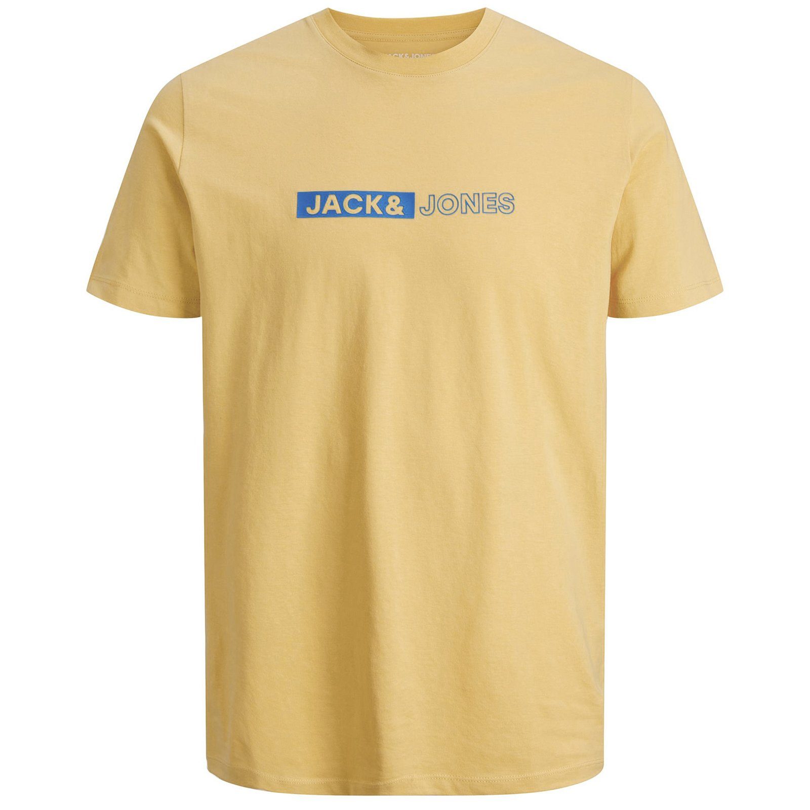 Jack & Jones Rundhalsshirt Große Größen T-Shirt Logo jojobagelb JJNEO Jack&Jones