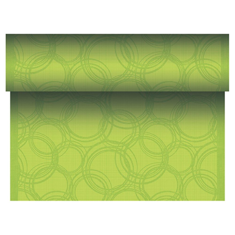 PAPSTAR Узкие скатерти Узкие скатерти, stoffähnlich, 24 m x 40 cm limonengrün "Bubbles"