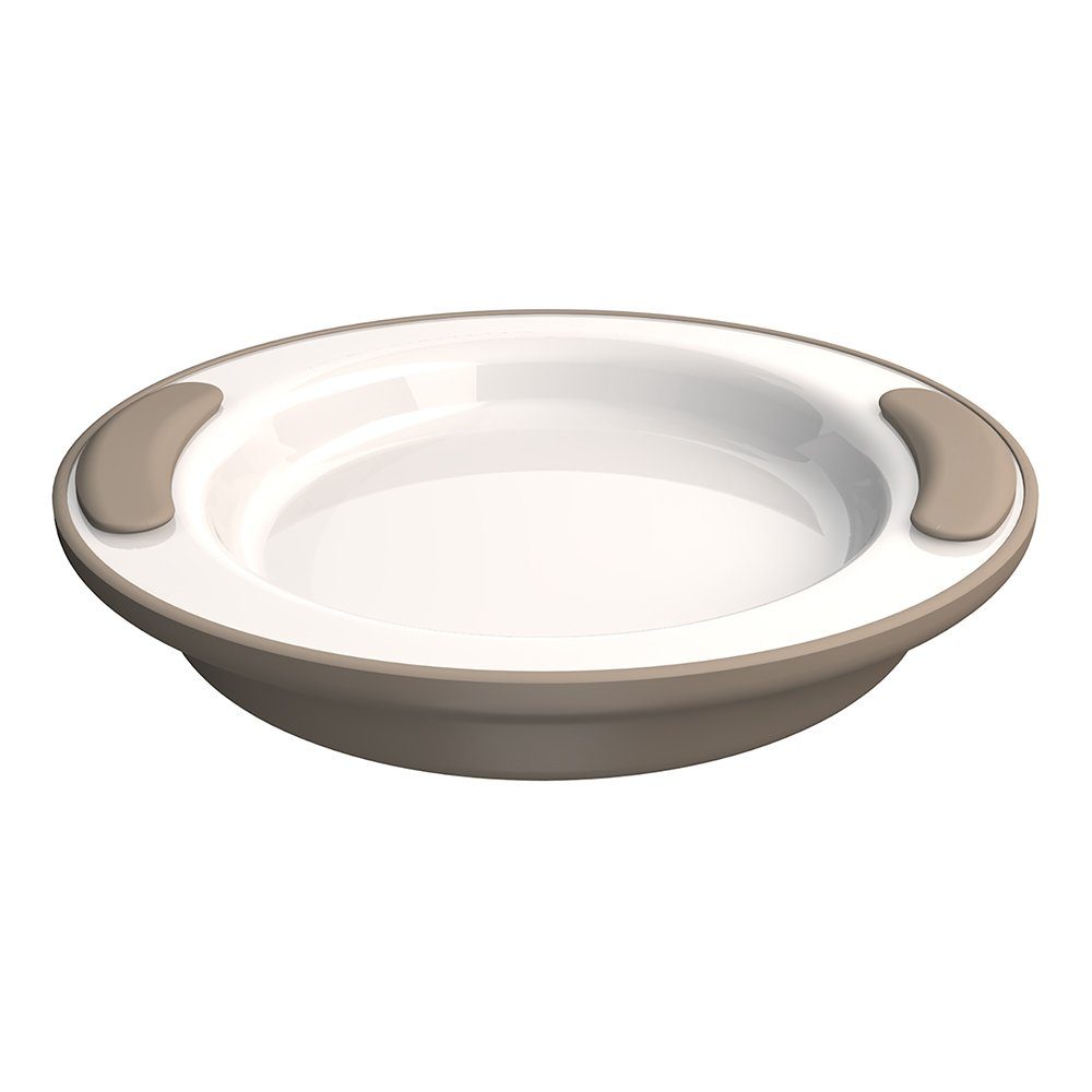 Ornamin Тарелка обеденная ORNAMIN Thermoteller, (1 St), Esshilfe I Anti-Rutsch I bruchstabil I Made in Germany