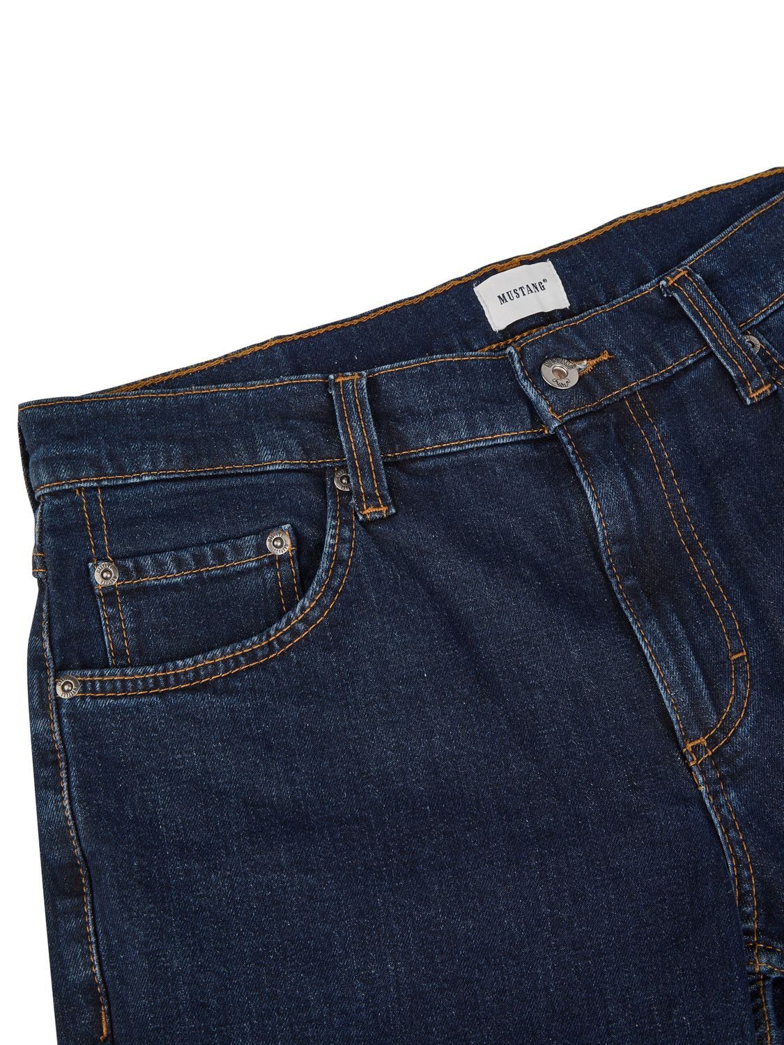 MUSTANG Straight-Jeans Herren Jeanshose Big Sur Regular Fit Denim Hose mit Stretch – Bild 3 von 5