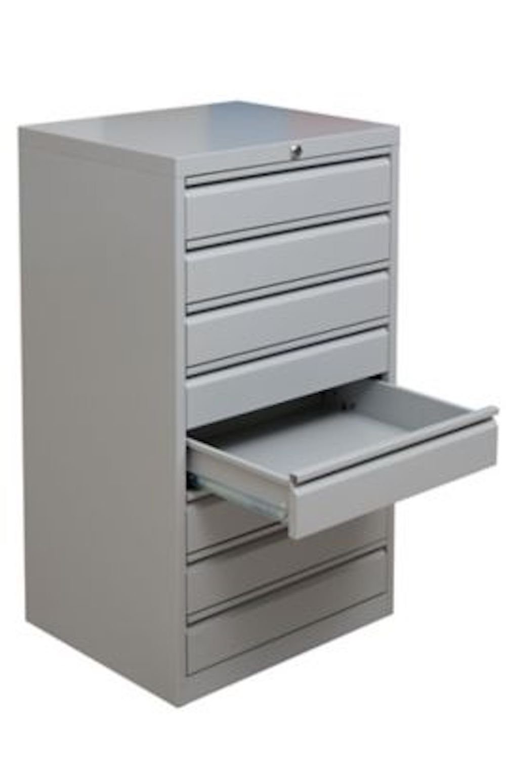 PROREGAL® Aktenschrank Schubladenschrank HxBxT Swan, Schubladen, Grau 98x53x43cm, 13