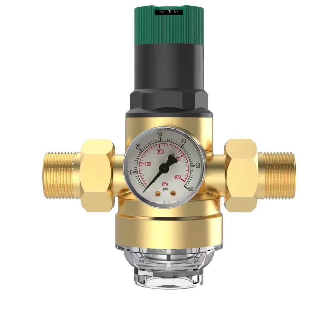 JOYOLEDER Wasser-Druckminderer mit Manometer, Wasserfilter DN15 günstig online kaufen