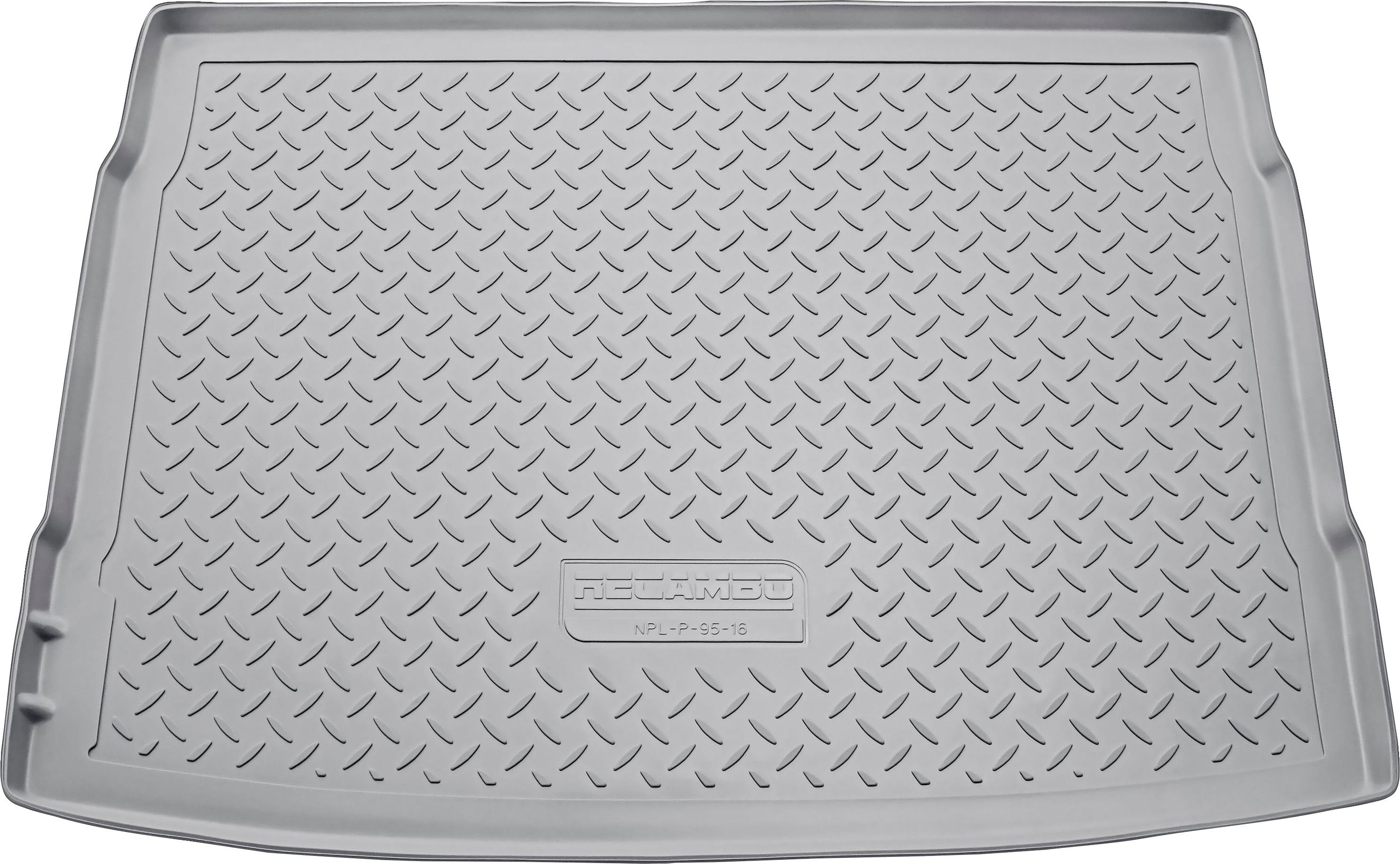 RECAMBO Kofferraumwanne CustomComforts (1 St), für VW Golf, 6 Schrägheck 5K1 2008 - 2012, perfekte Passform | Automatten