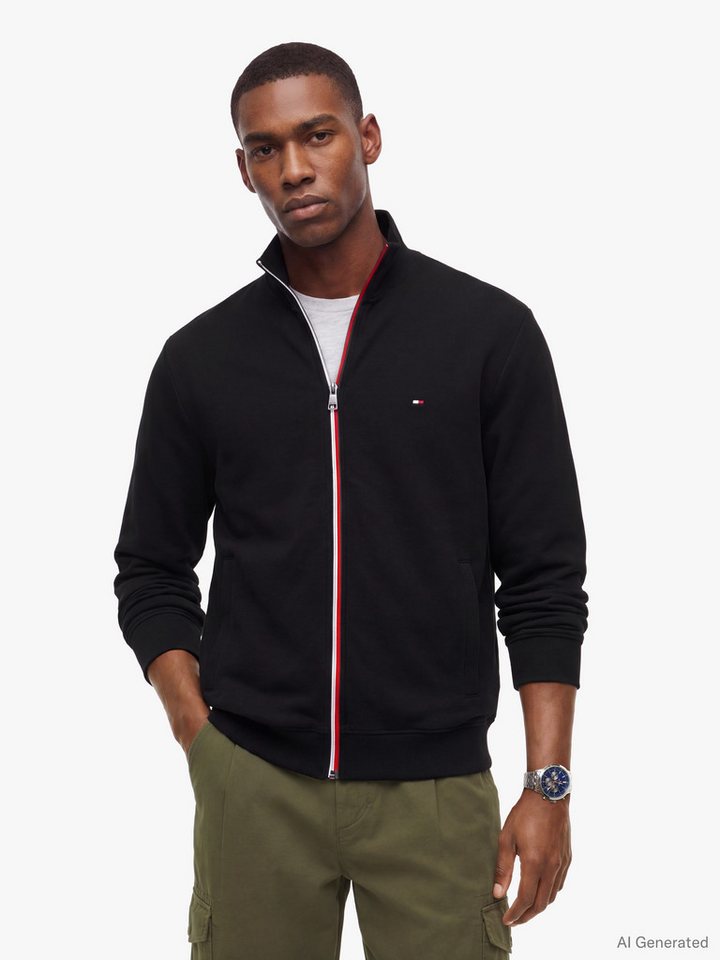 Tommy Hilfiger Kapuzensweatjacke RWB TIPPING TRACK
